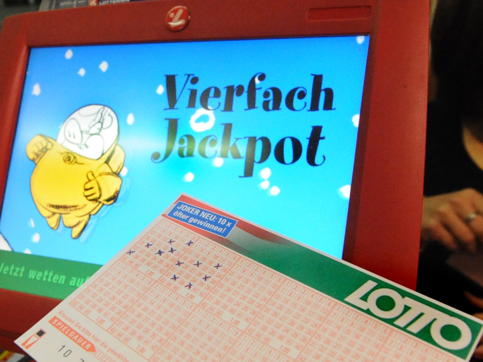Am Wochenende wartet ein Lotto-Vierfachjackpot.