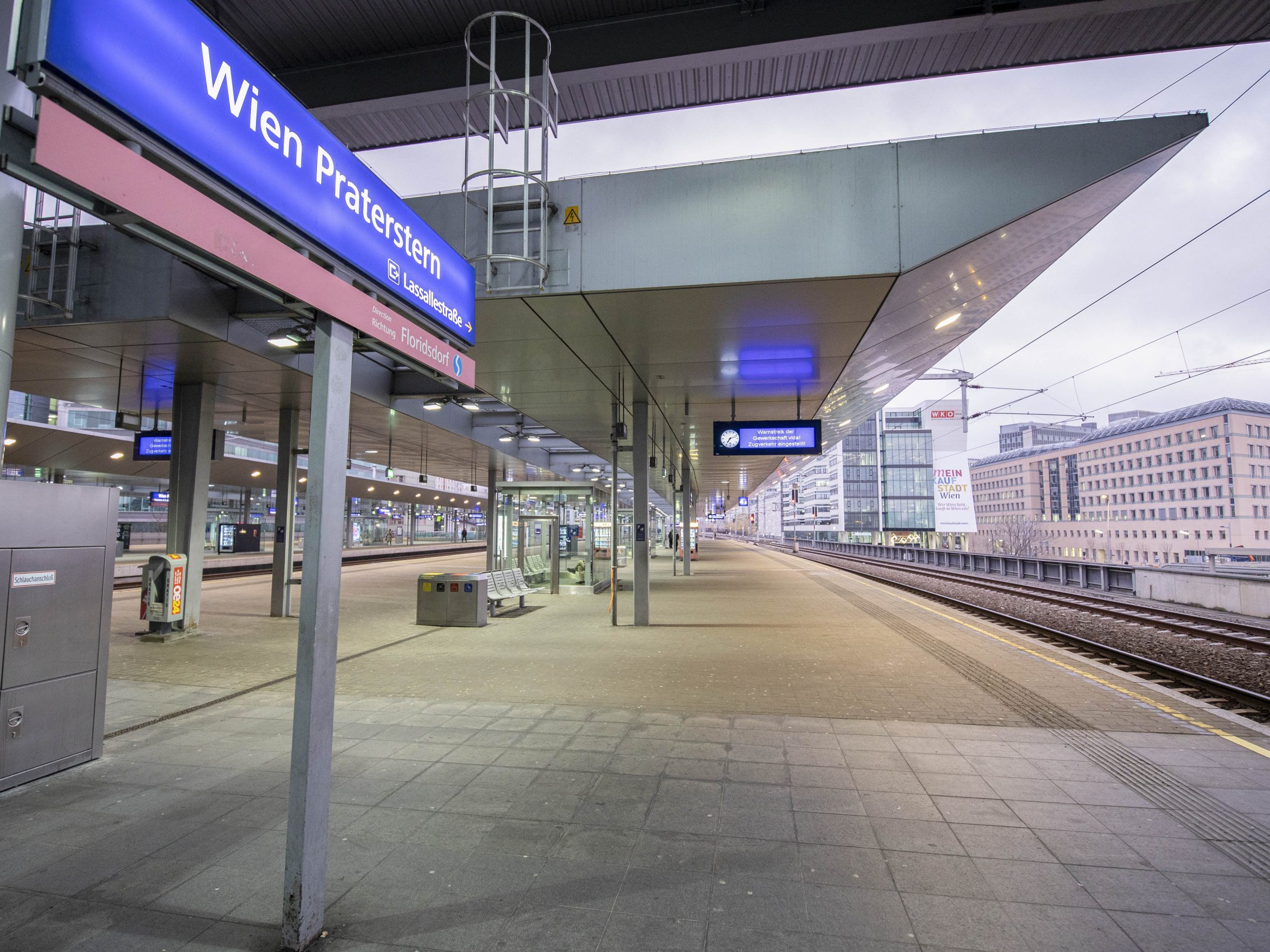 Am Wiener Praterstern ist für die S-Bahn bald nicht mehr Schluss.