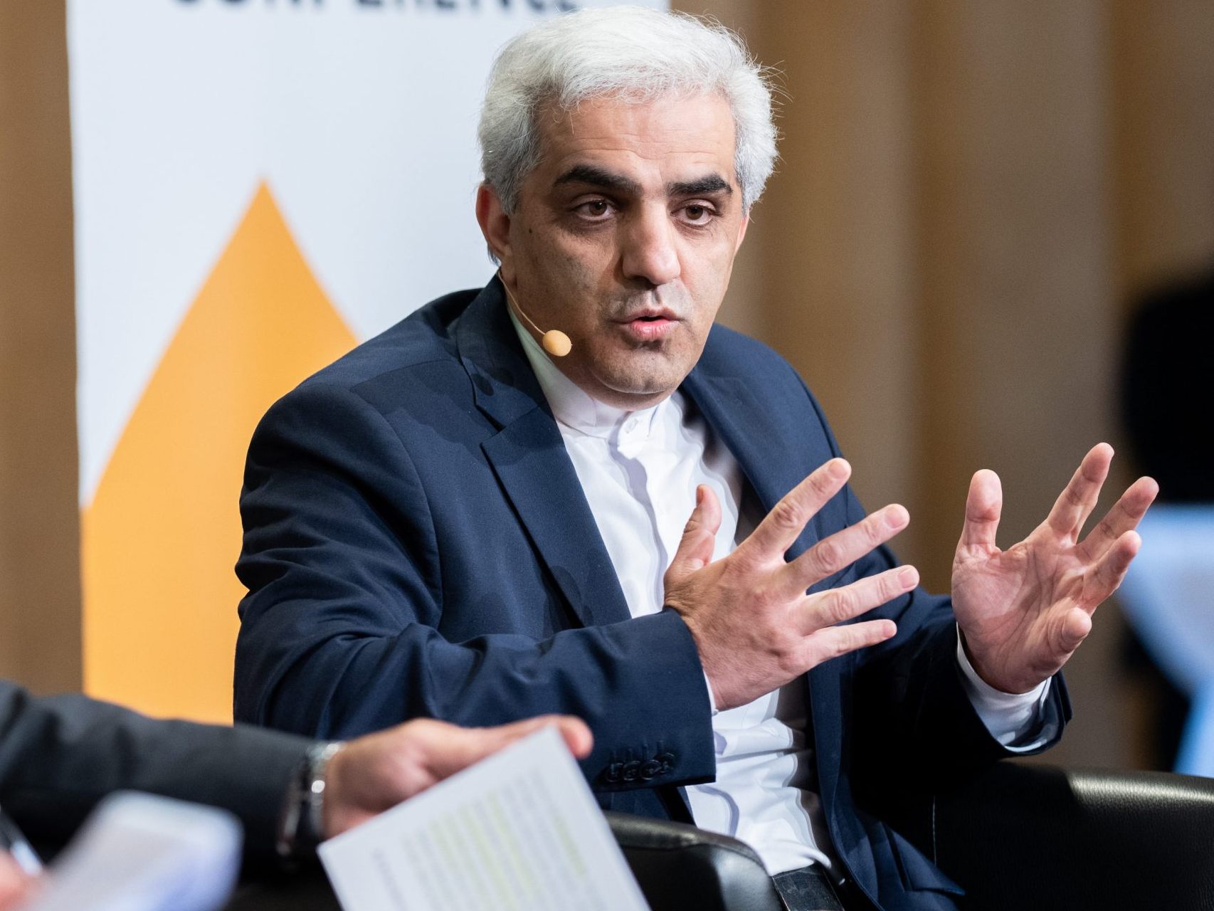 Der iranische Botschafter bei der "Vienna Migration Conference".