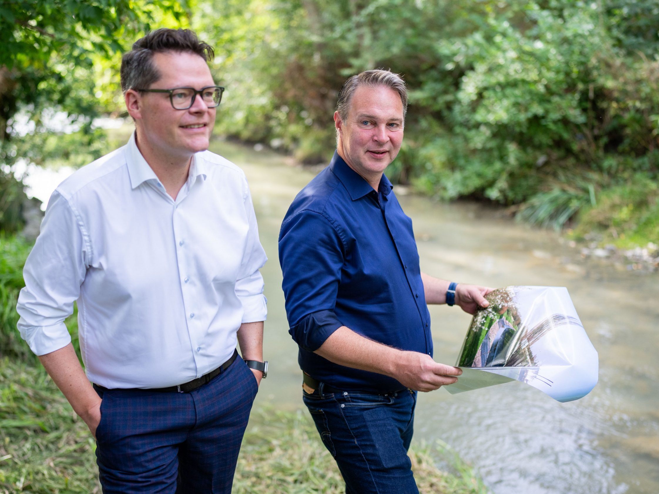 Babler (rechts) neben Czernohorszky. Babler (rechts) neben Czernohorszky.