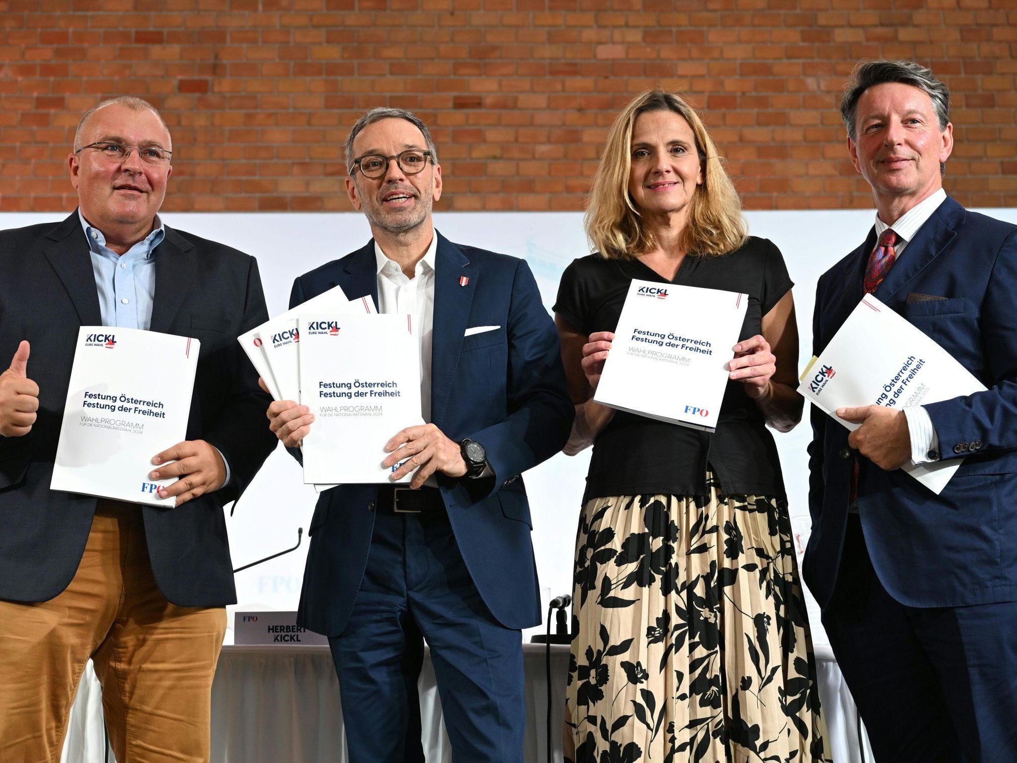 FPÖ stellte wenige Wochen vor Nationalratswahl Programm vor.