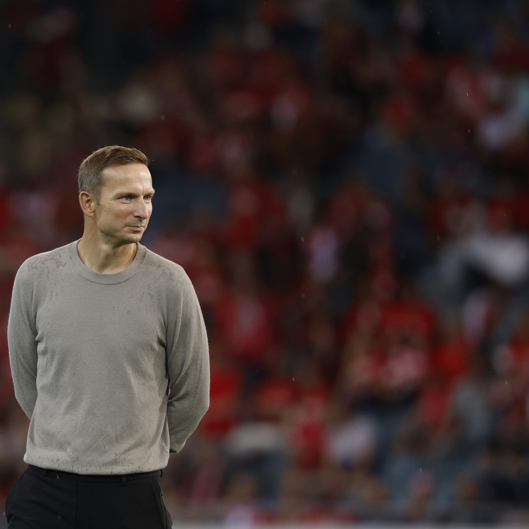 Für Salzburg - im Bild Trainer Lijnders - geht es am Dienstag gegen Twente.