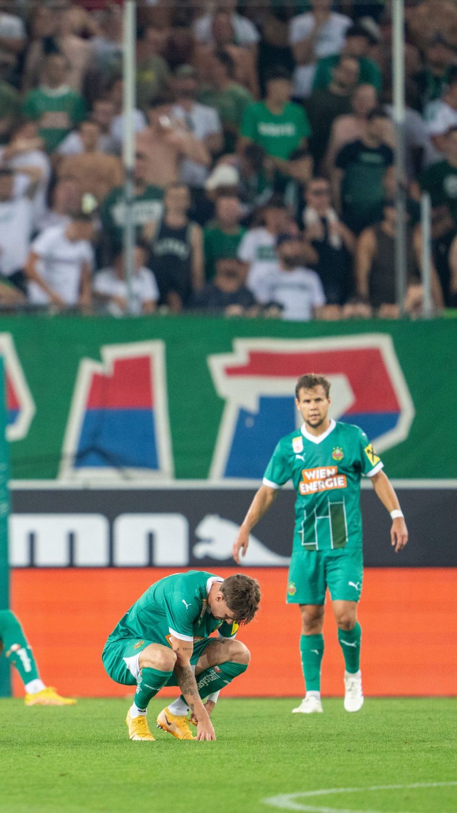 Die Hütteldorfer verschenkten eine 2:0-Führung gegen SC Braga.