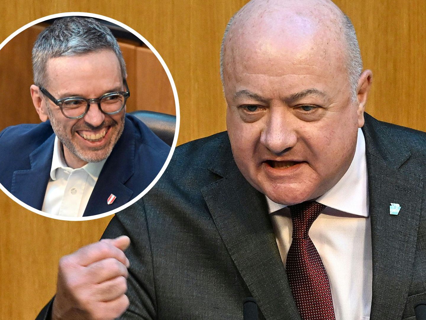 Die ÖVP zerpflückte das Wahlprogramm der FPÖ. Die ÖVP zerpflückte das Wahlprogramm der FPÖ.
