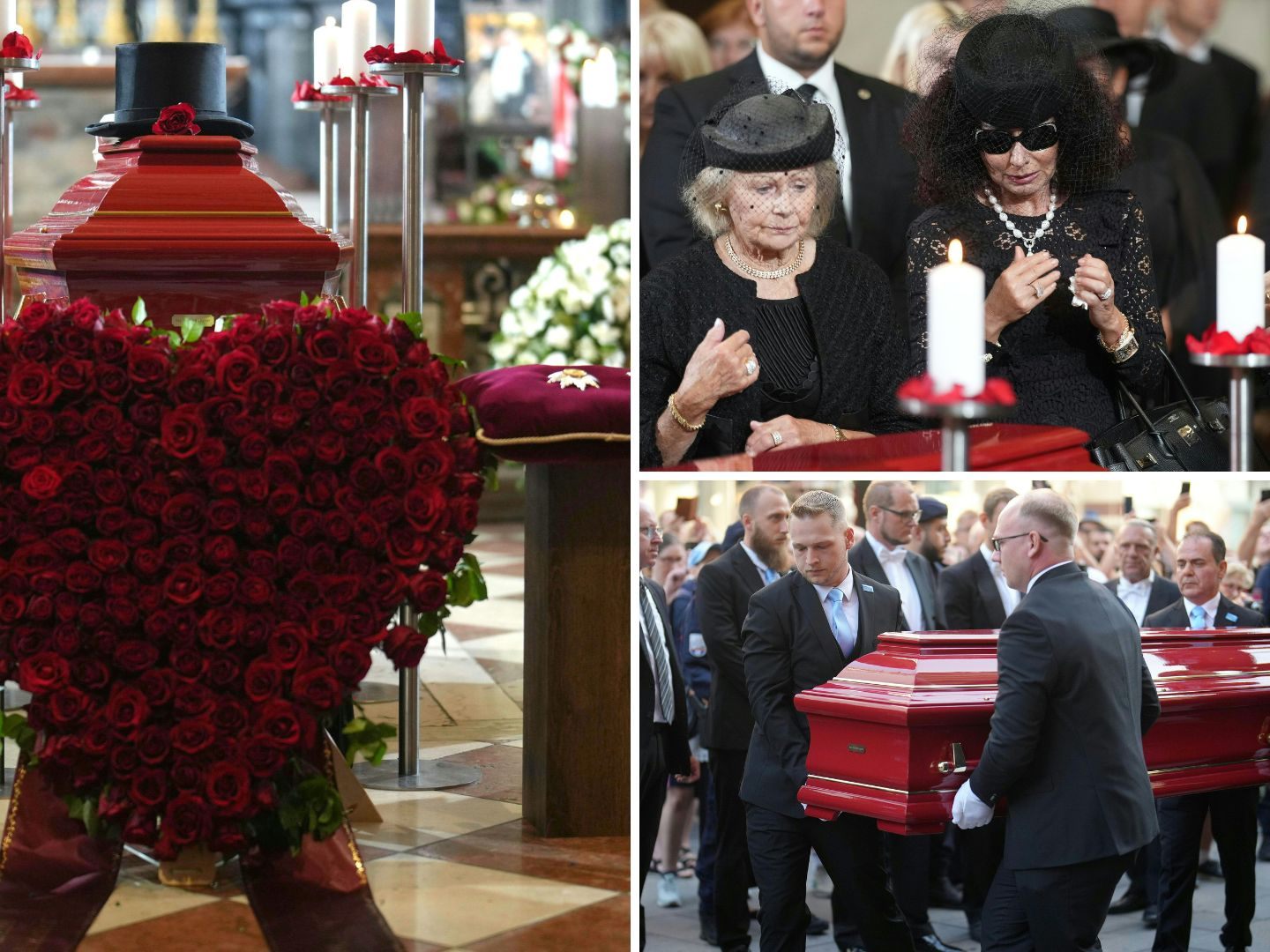 Alle Bilder von der Trauerfeier für Richard Lugner.