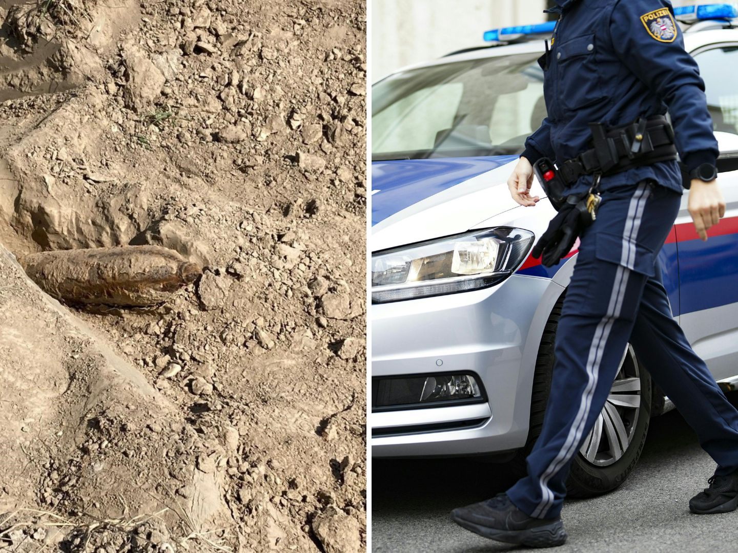Panzergranaten-Fund in Wien-Donaustadt