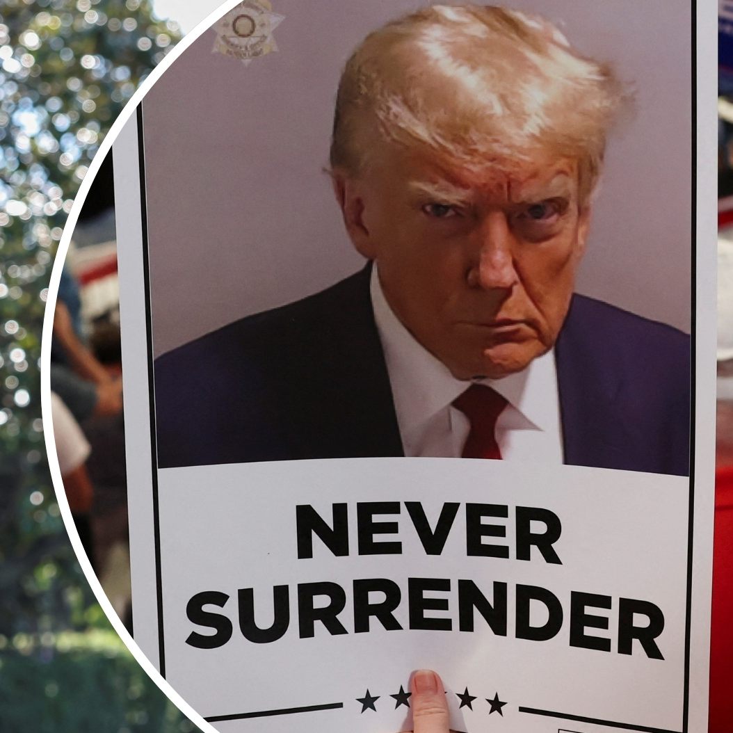 US-Präsident Joe Biden (l.) warnt vor Donalds Trumps (r.) Reaktion bei Wahlniederlage im Herbst 2024.