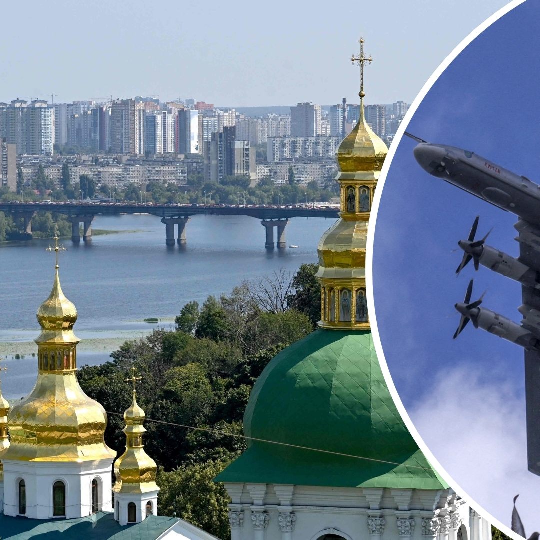 Wieder schickt Putin Bomber vom Typ Tu-95ms (Bild rechts) gegen die Ukraine.