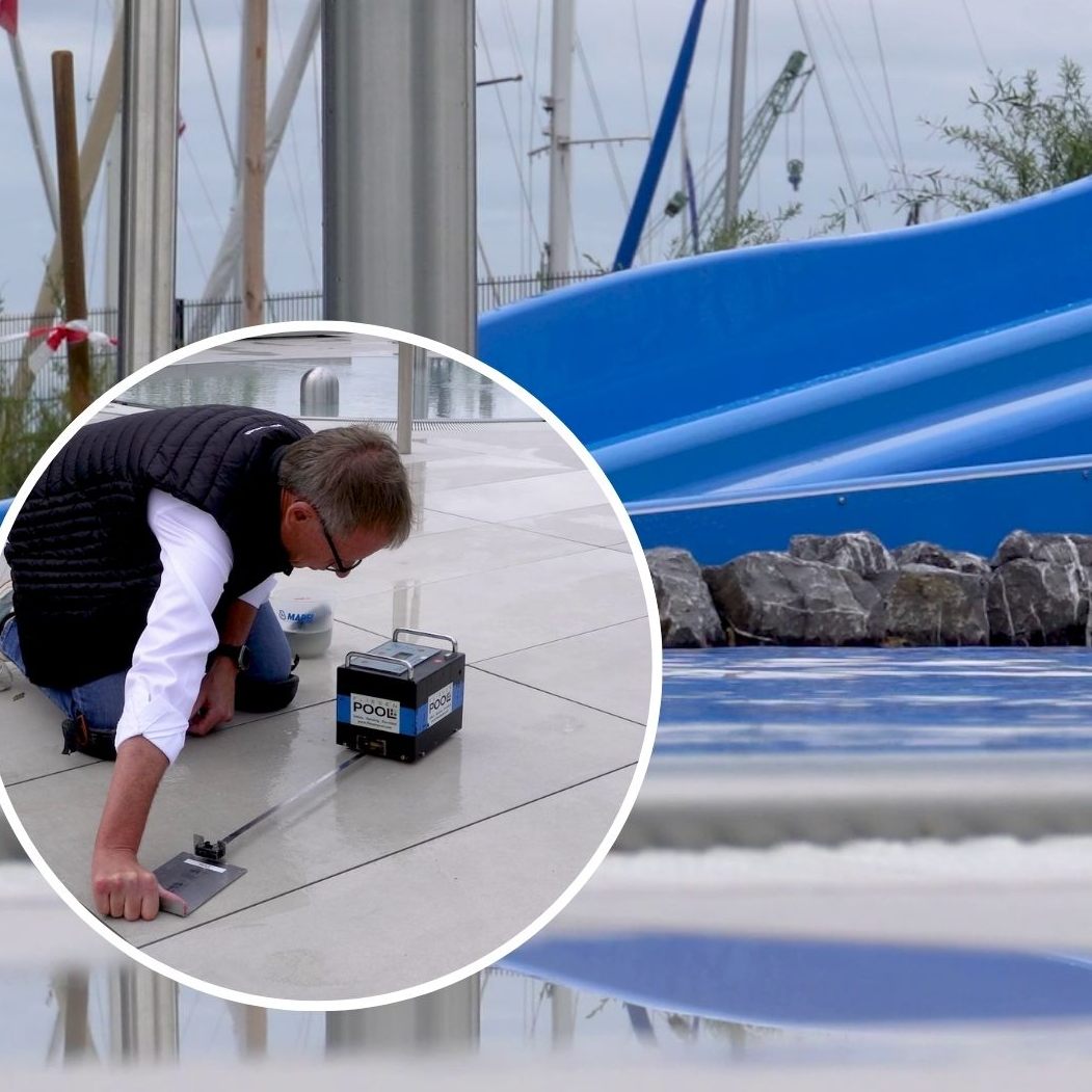 Sind die Fliesen rutschfest genug? Experten prüften die Situation.