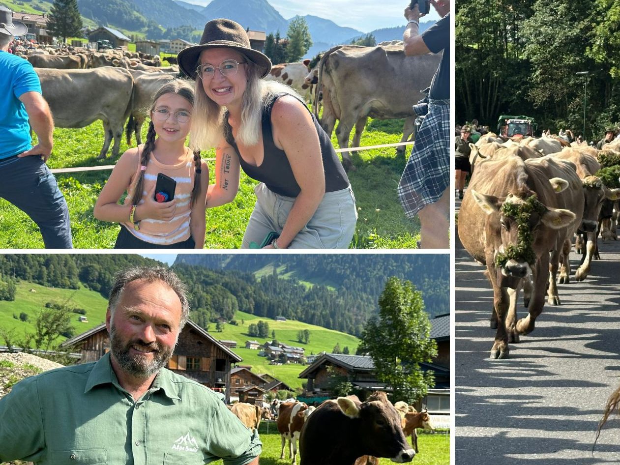 Der Alpsommer ist vorbei. Älpler und Vieh kommen zurück ins Tal.