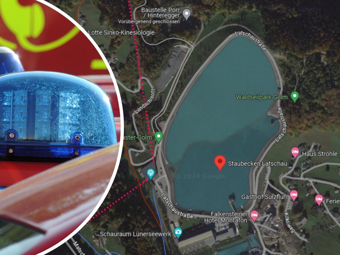 Was als Mutprobe begann, endete mit dem Einsatz von Feuerwehr und Wasserrettung. Symbolbild.