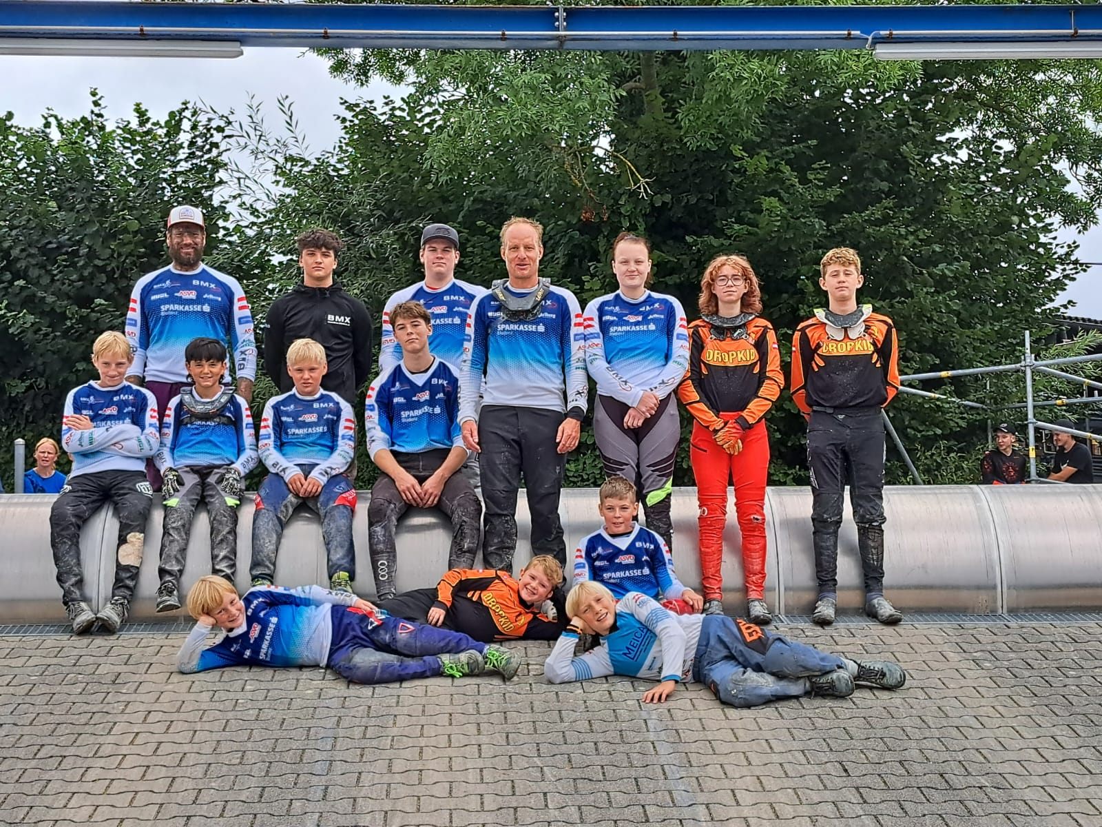 Das Bludenzer BMX-Sparkassenteam in Zetzwil
