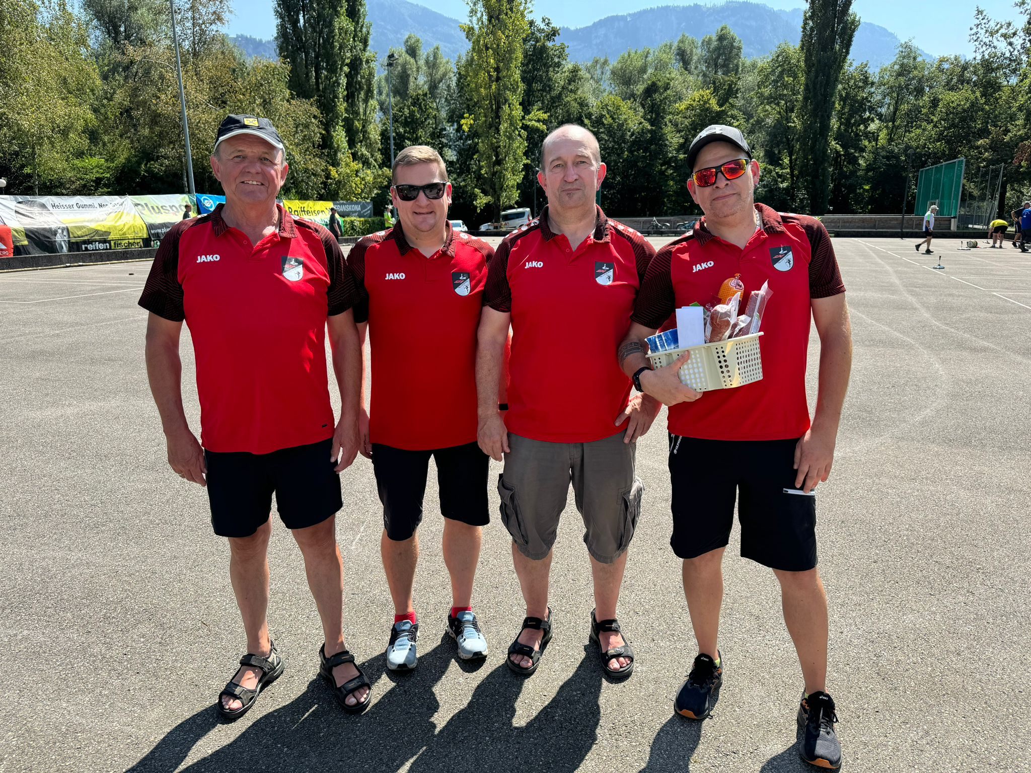 Obmann Gruber Josef, Vinzenz Zech, Jürgen Juriatti und Michael Zech Obmann Gruber Josef, Vinzenz Zech, Jürgen Juriatti und Michael Zech