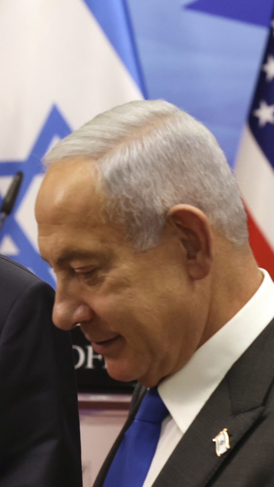 Antony Blinken und Benjamin Netanyahu gemeinsam bei einem Treffen in Jerusalem (2023).
