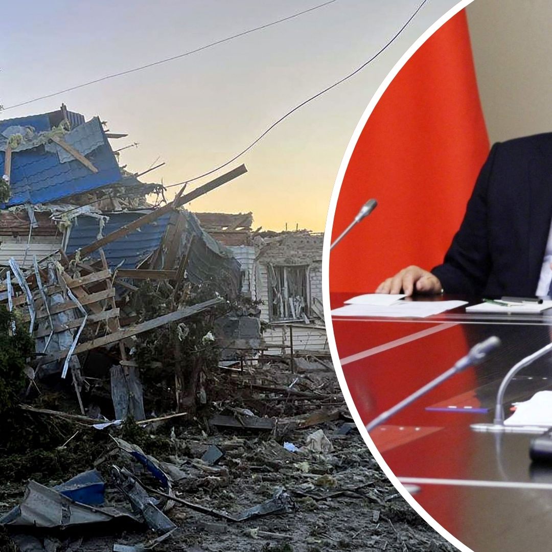 Fünf Tote und 24 Verletzte, einige davon Kinder - Putin (r.) wirft Ukraine "große Provokation" vor.