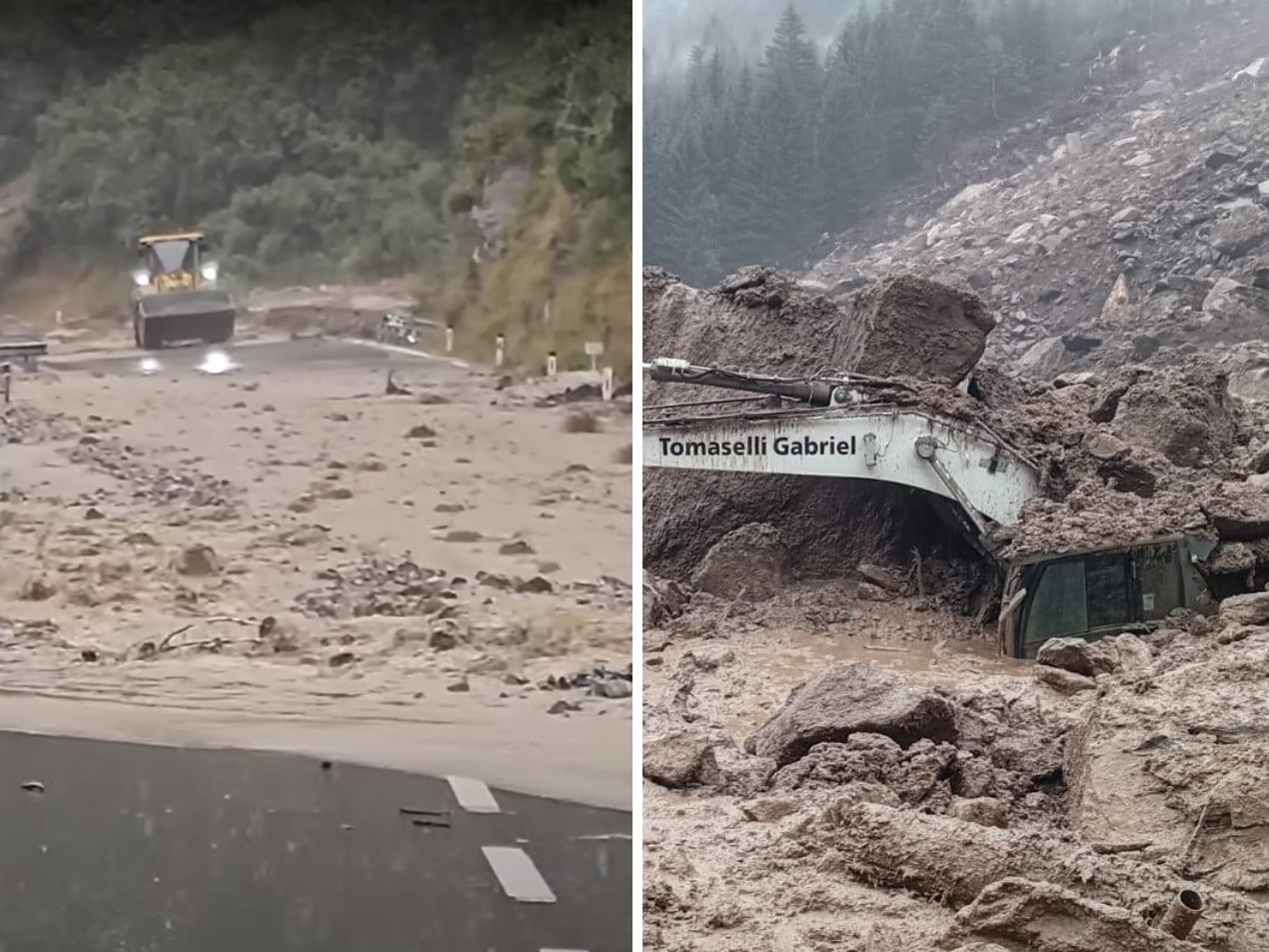 Schon weider heftige Unwetter und Muren im Arlberg- und Silvrettagebiet.