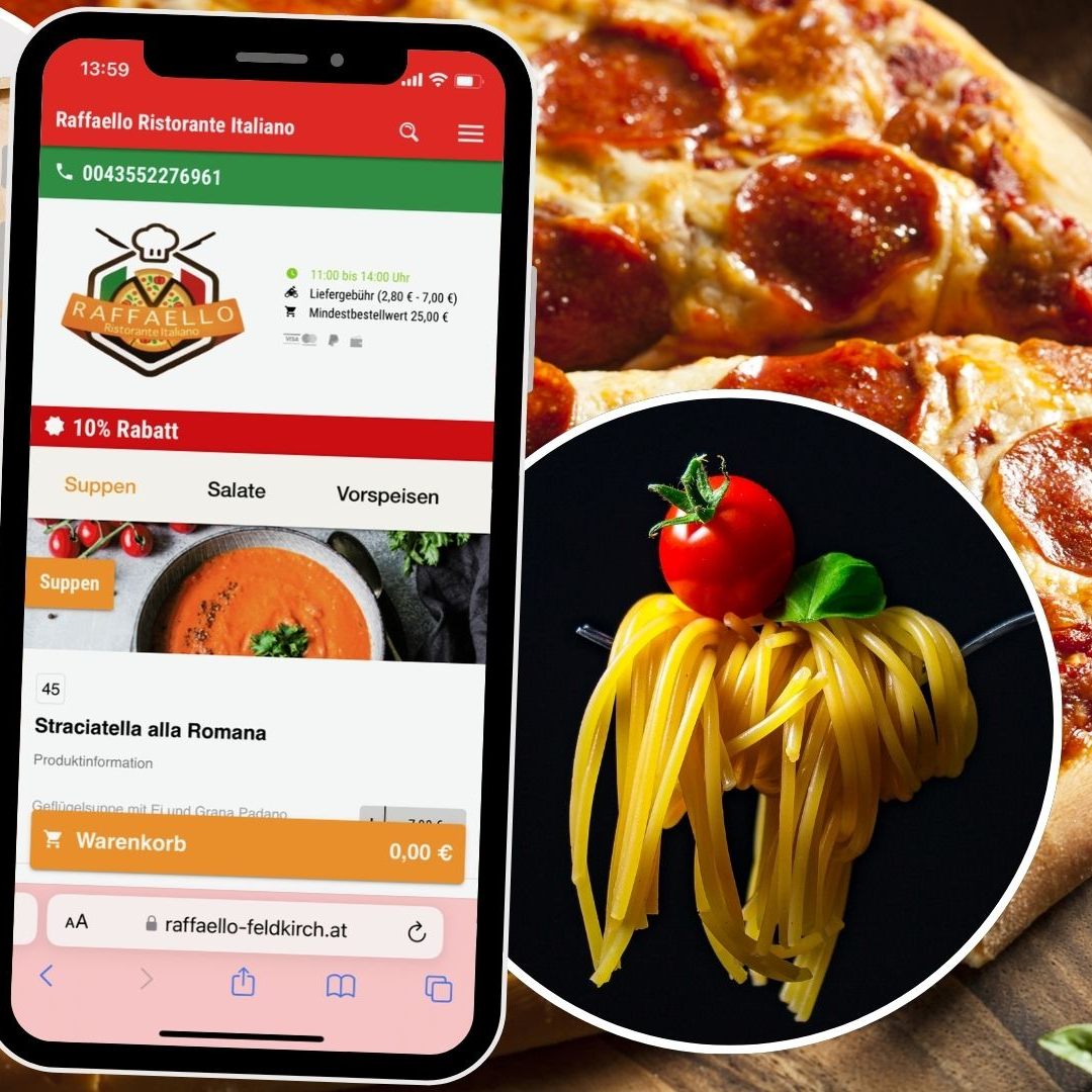 Das Raffaello Ristorante Italiano in Feldkirch begeistert mit einer breiten Auswahl an Speisen.