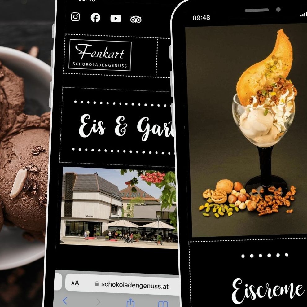 Das Schlosskaffee Hohenems ist nicht nur für seine feinen Backwaren bekannt, sondern auch für seine hervorragenden Eiskreationen,