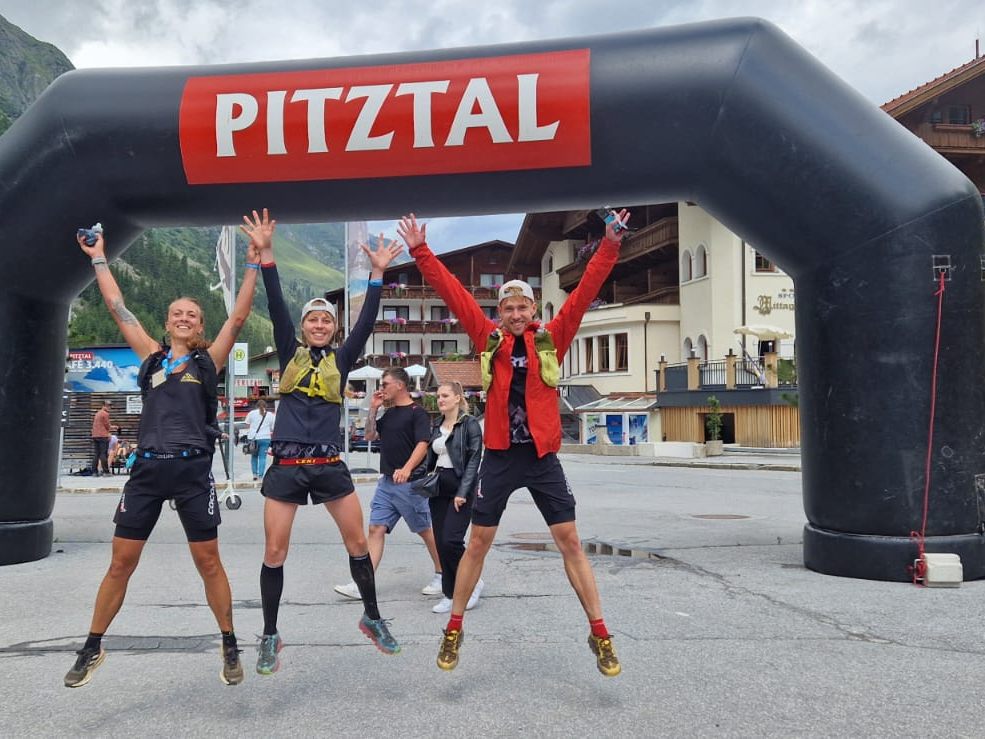 Das TRT Vorarlberg Team beim Pitztal Alpine Trail