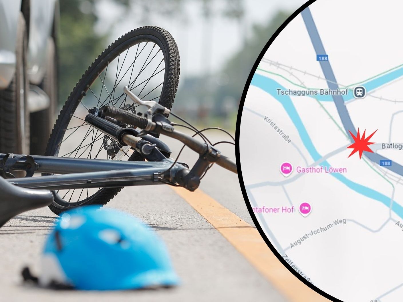 In Schruns kam es zu einem Unfall, bei dem eine 36-Jährige verletzt wurde.