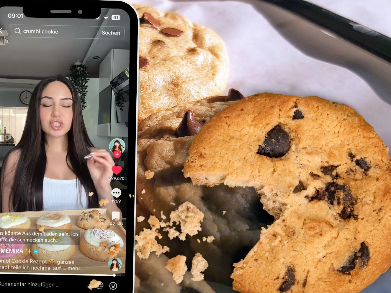 Crumble Cookies sind in den USA längst ein Hit, und jetzt können auch Sie in den Genuss dieser unwiderstehlichen Cookies kommen.