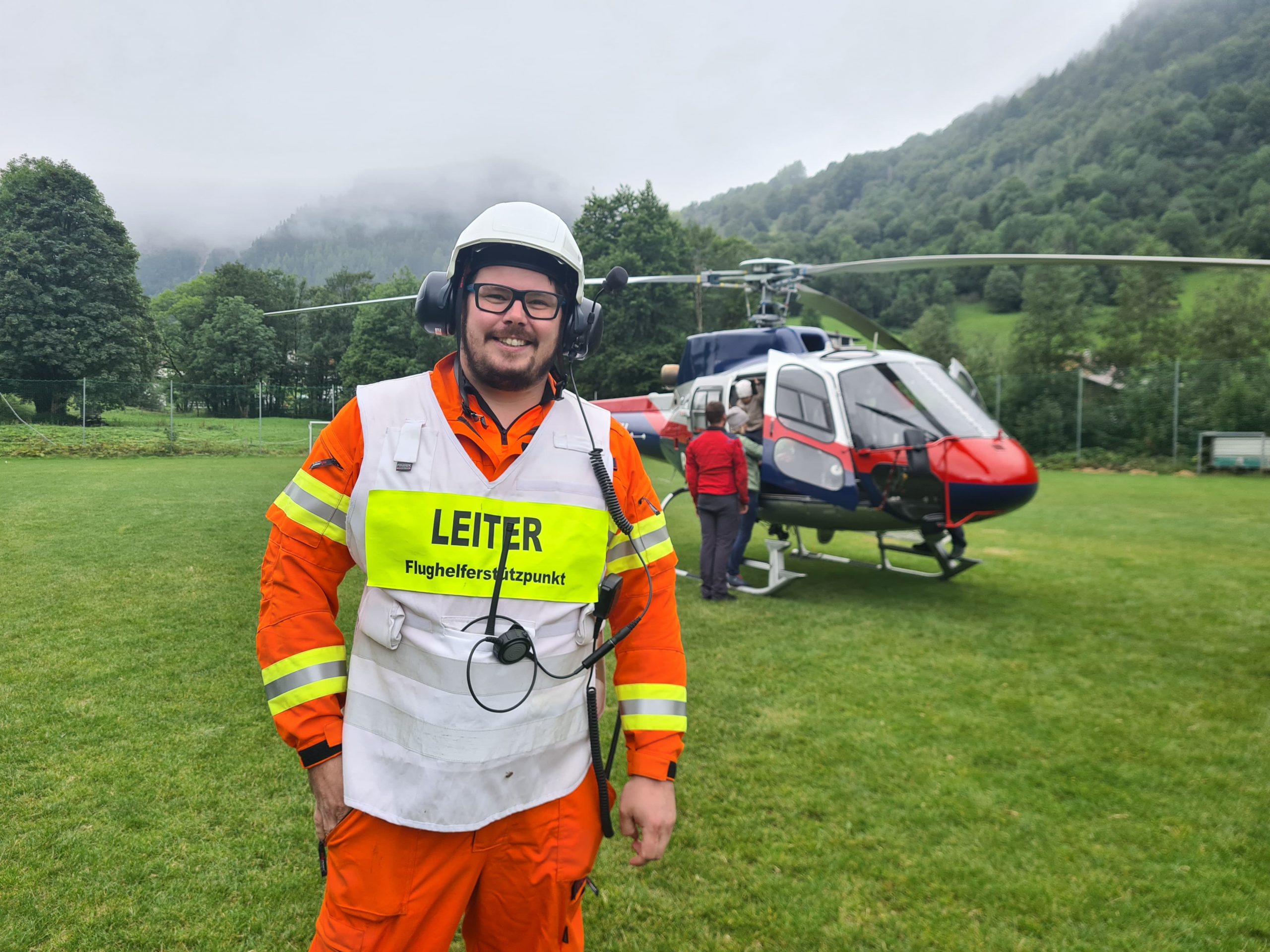 Michael Walser, Einsatzleiter Flugretter