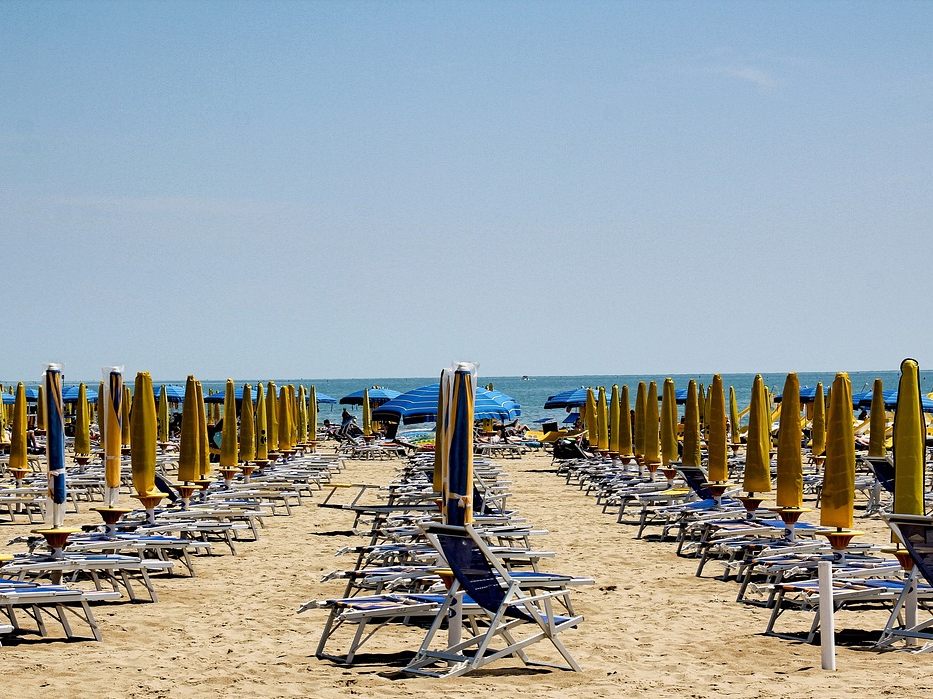 Am Strand von Jesolo brach die Österreicherin zusammen.