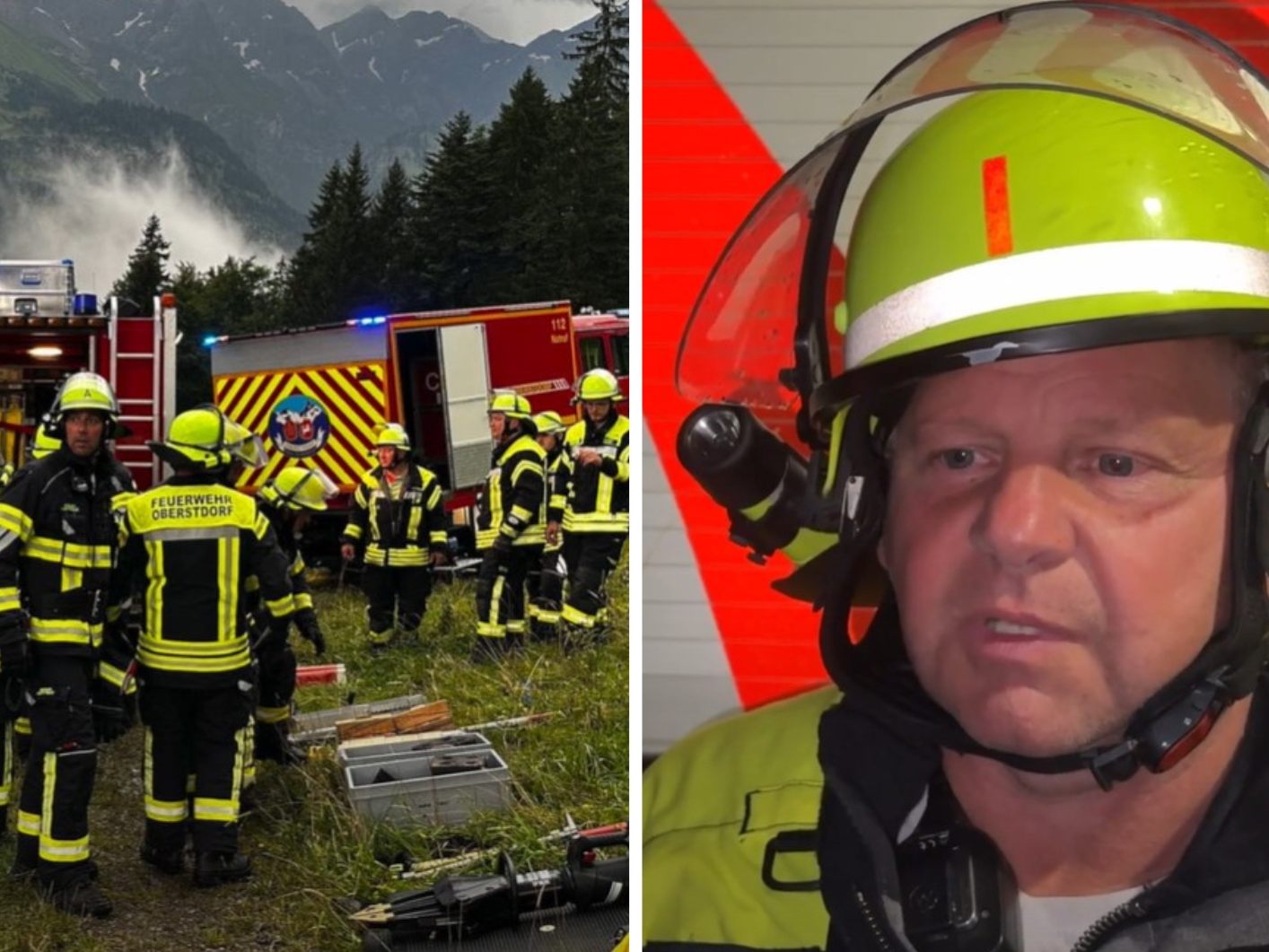Feuerwehrkommandant Peter Vogler spricht von einem tragischen Einsatz für alle Beteiligten.