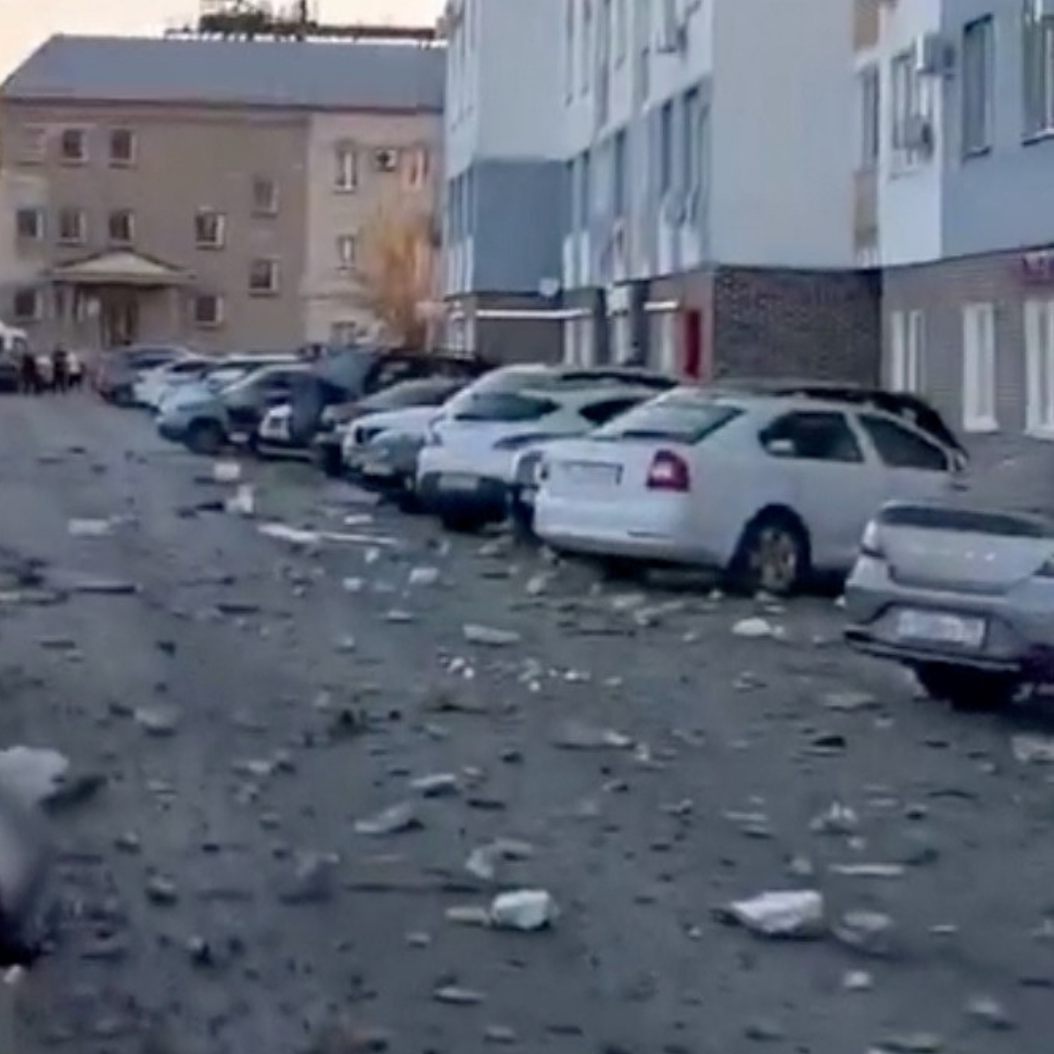 Ukraine - Massive russische Luftangriffe.