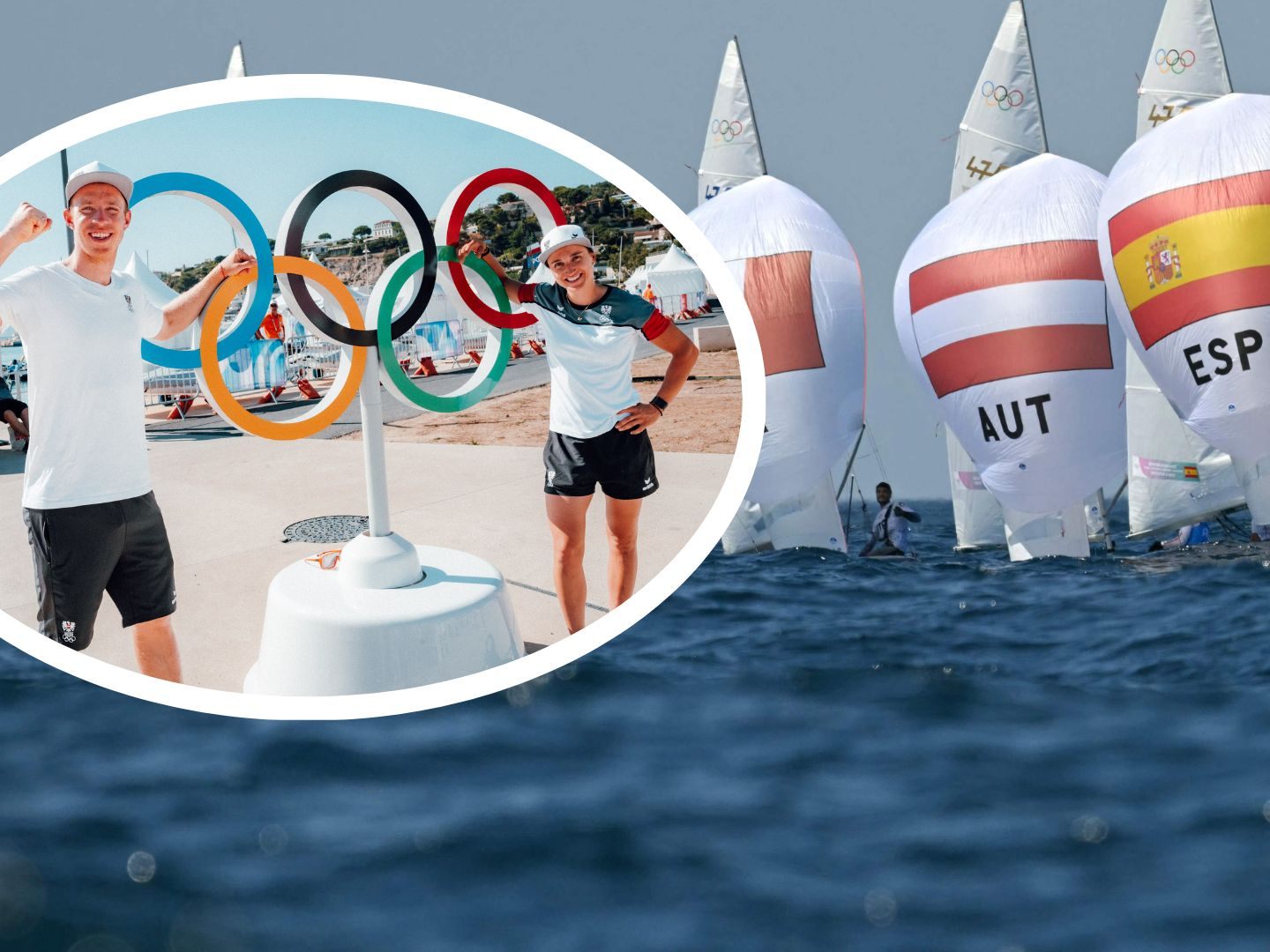 470er-Segler Vadlau/Mähr schnappten sich die Führung 470er-Segler Vadlau/Mähr schnappten sich die Führung