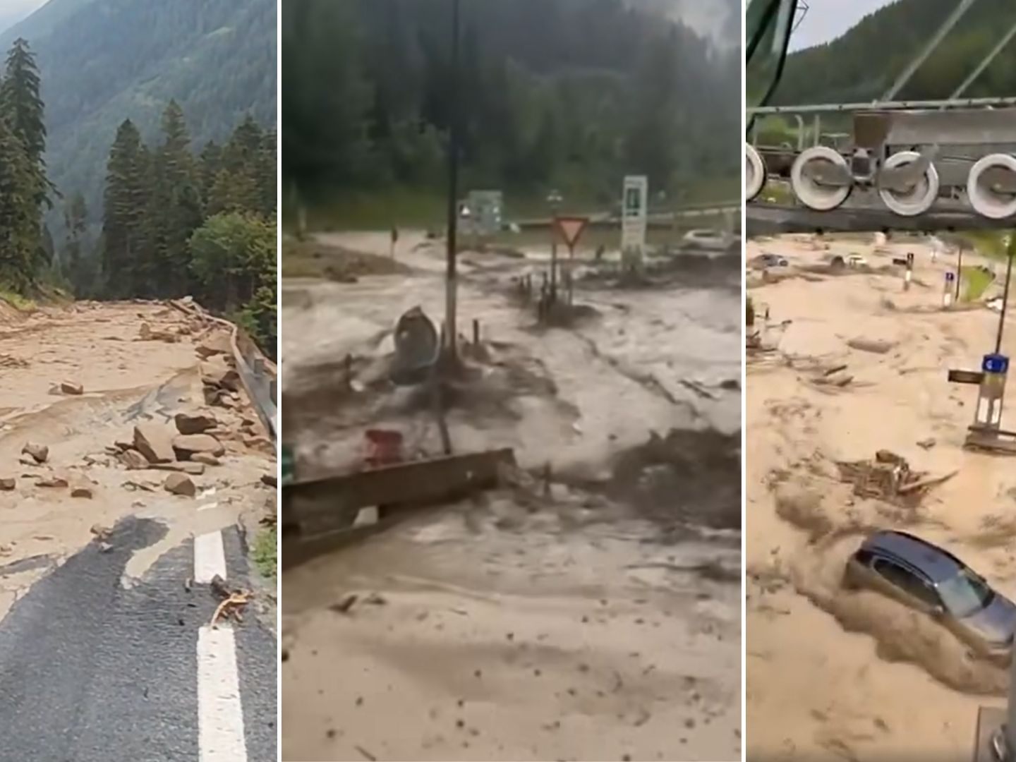 Massive Überschwemmungen in St. Anton