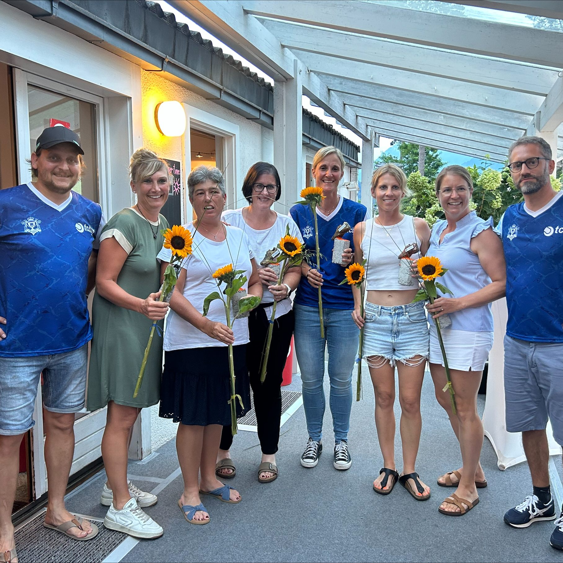 Ein Teil der Sieger vom diesjährigen Tennis Senioren Montfortcup in Feldkirch.