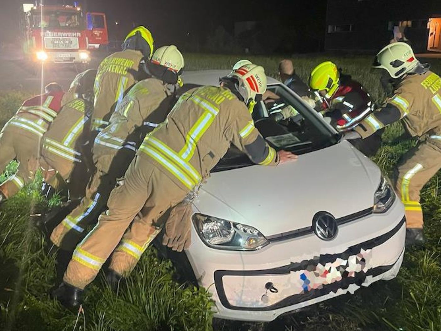 Einsatz für die Feuerwehr Lustenau.
