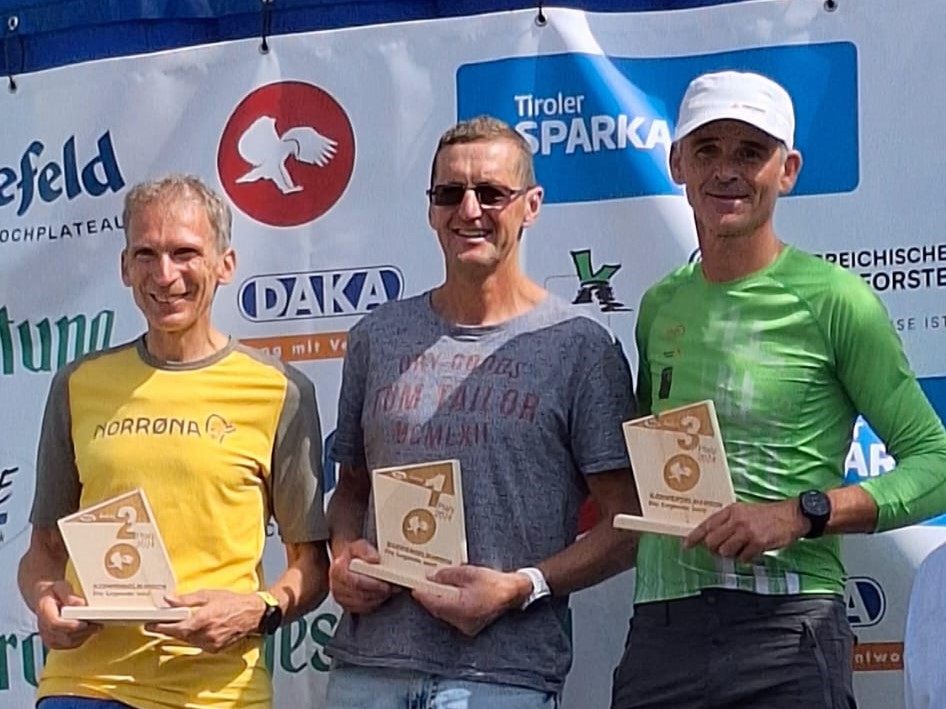 Bernhard Allgäuer erreicht den 3. Platz in der AK50 beim Karwendelmarsch