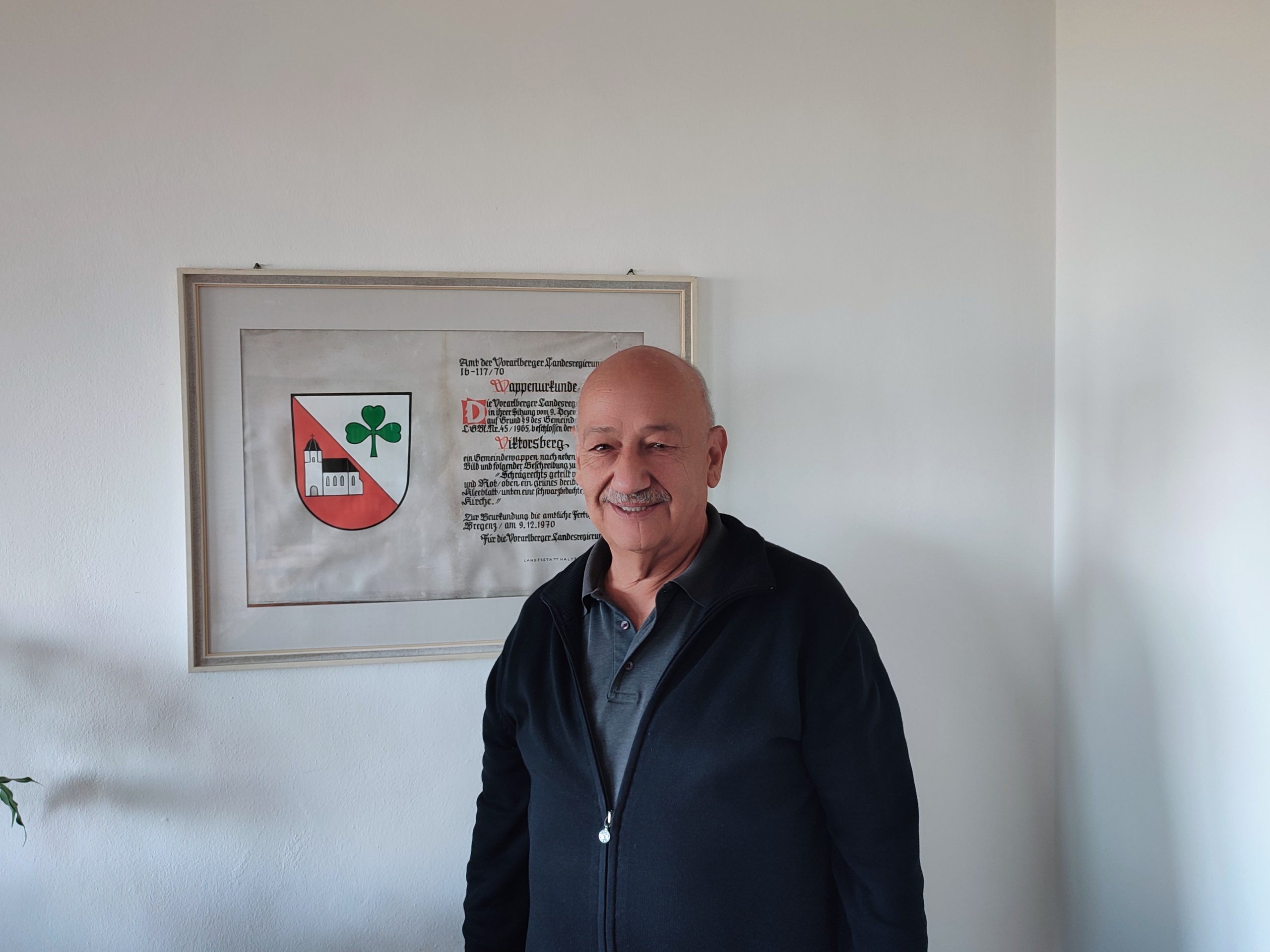 Nach fast 20 Jahren als Bürgermeister von Viktorsberg freut sich Philibert Ellensohn nun auf den verdienten Ruhestand.