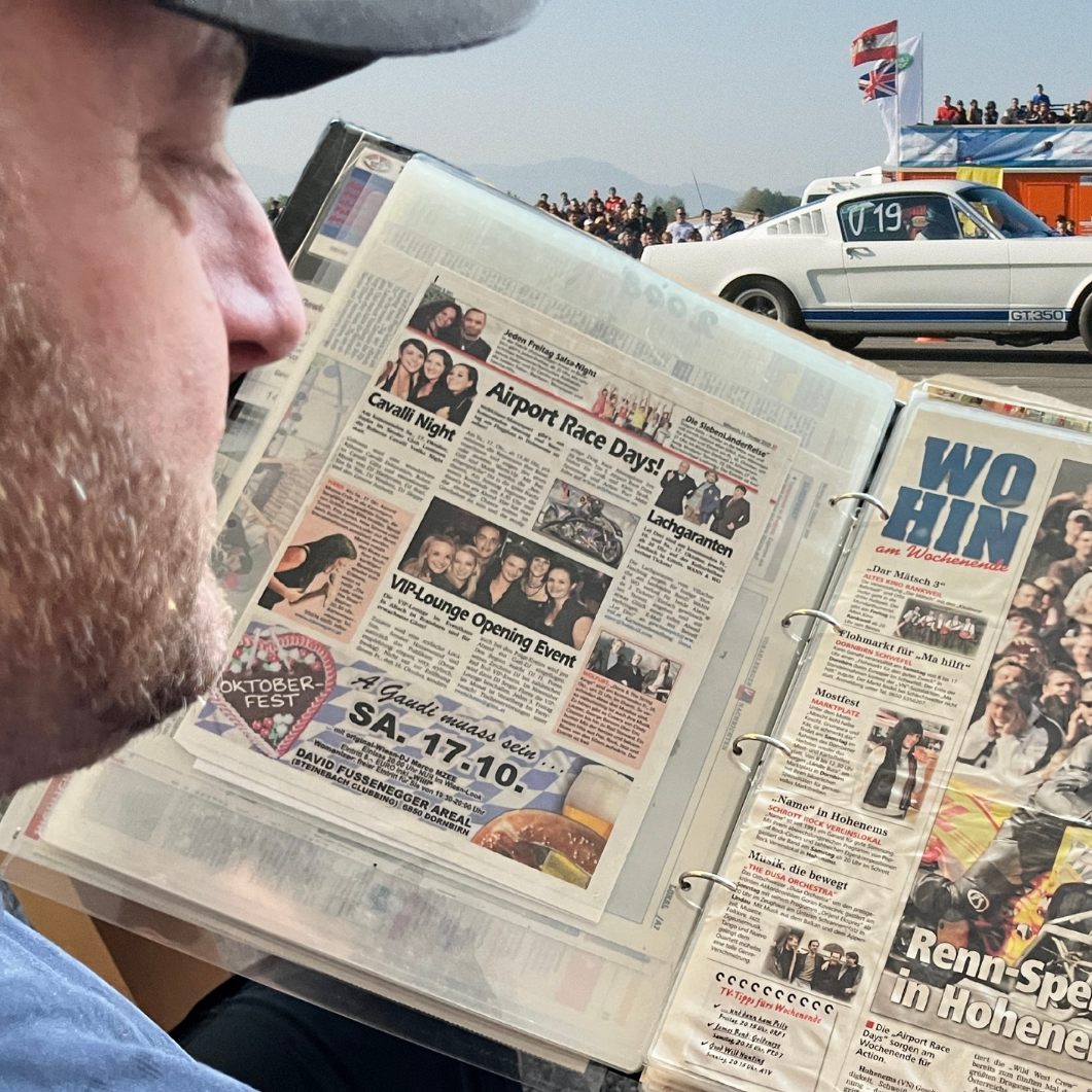 Veranstalter Jürgen Albrecht blickt auf 20 Jahre Airport Racedays zurück.