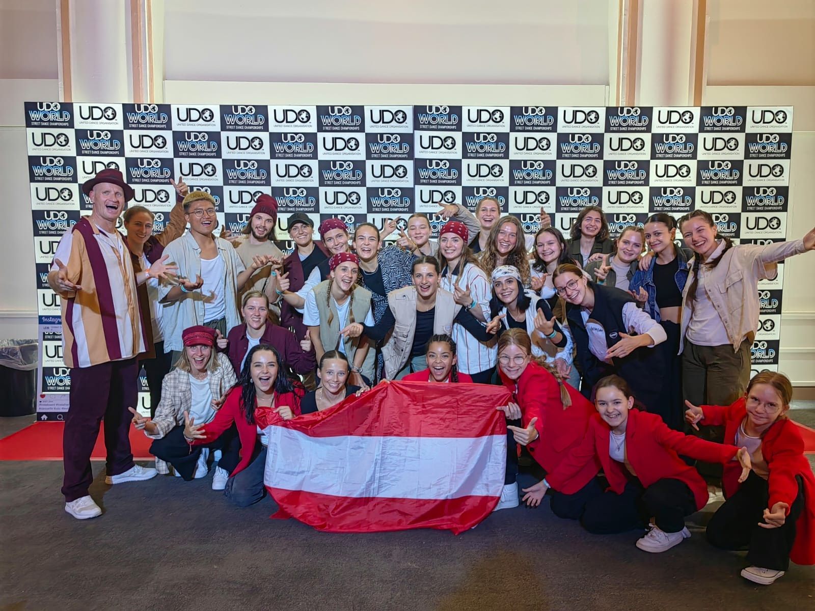 Die Tänzer der FRK bei der Hip-Hop WM in England