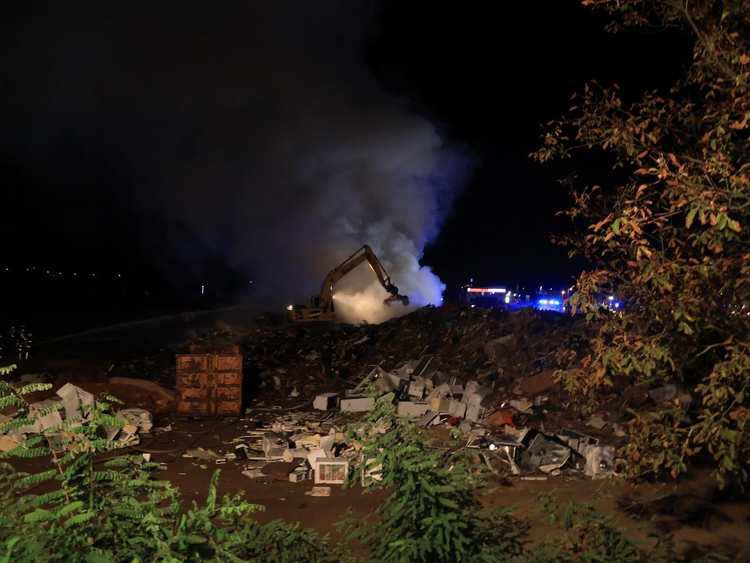 15 Feuerwehren mit 110 Helfern waren ausgerückt.