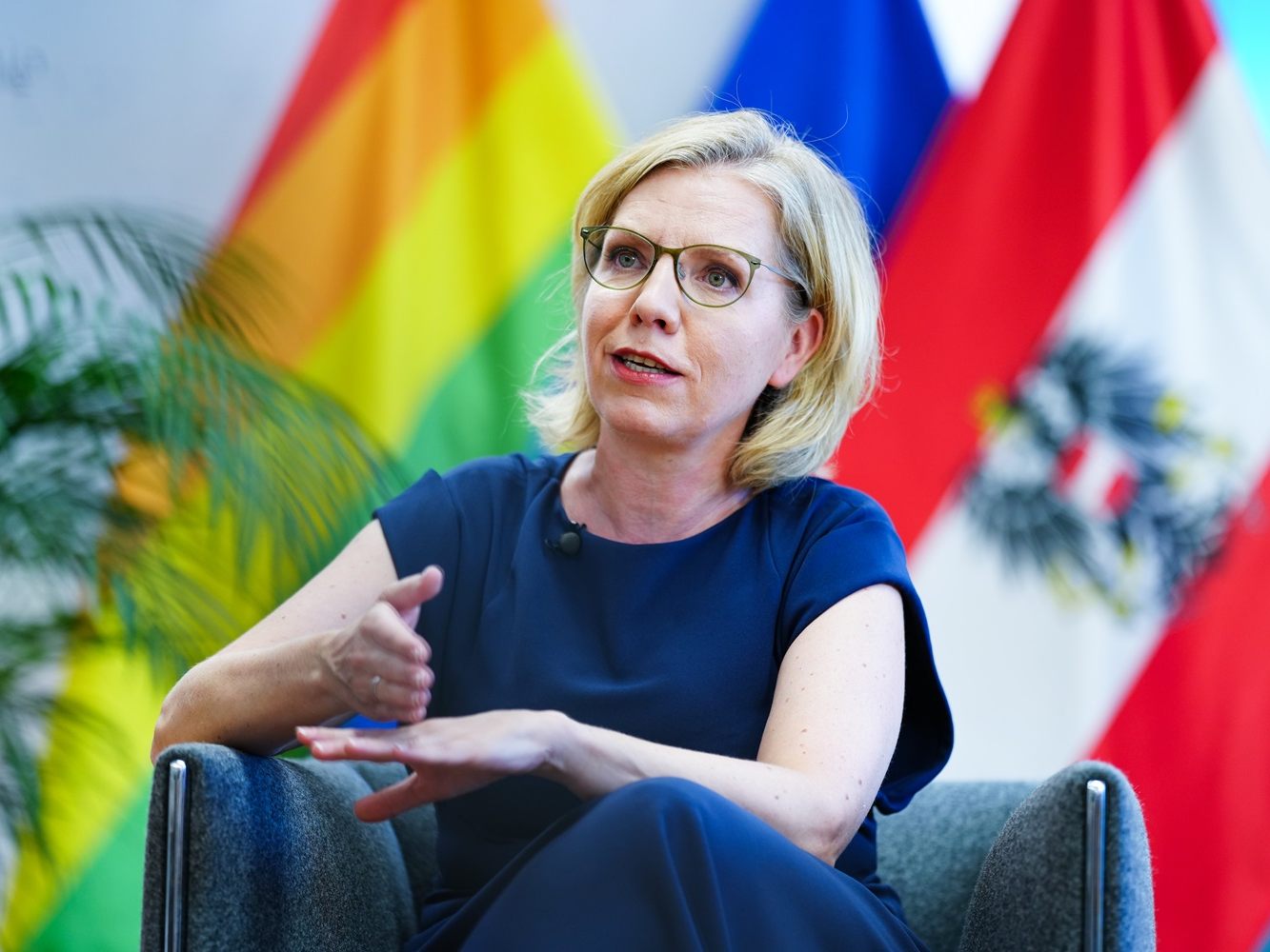 Gewessler lobte vor Nationalratswahl Kogler als "super Parteichef".