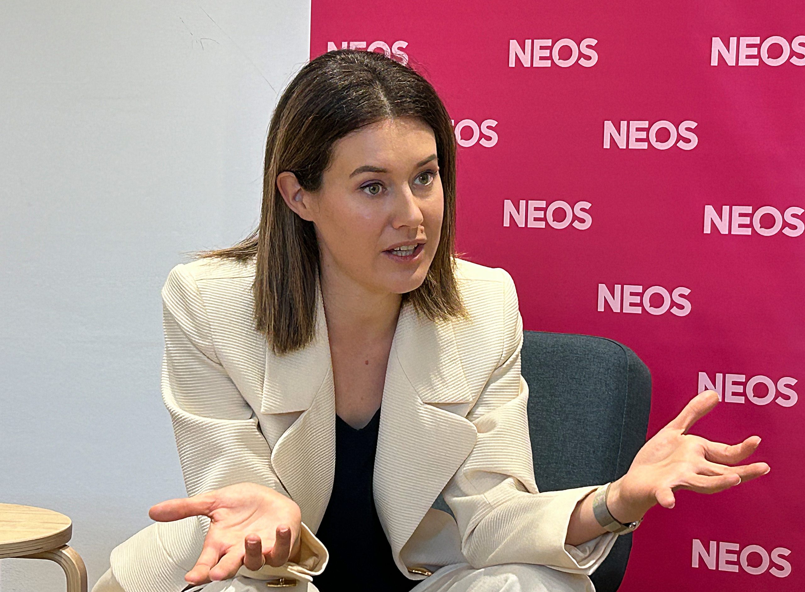 Claudia Gamon, NEOS-Spitzenkandidatin für die Vorarlberger Landtagswahl