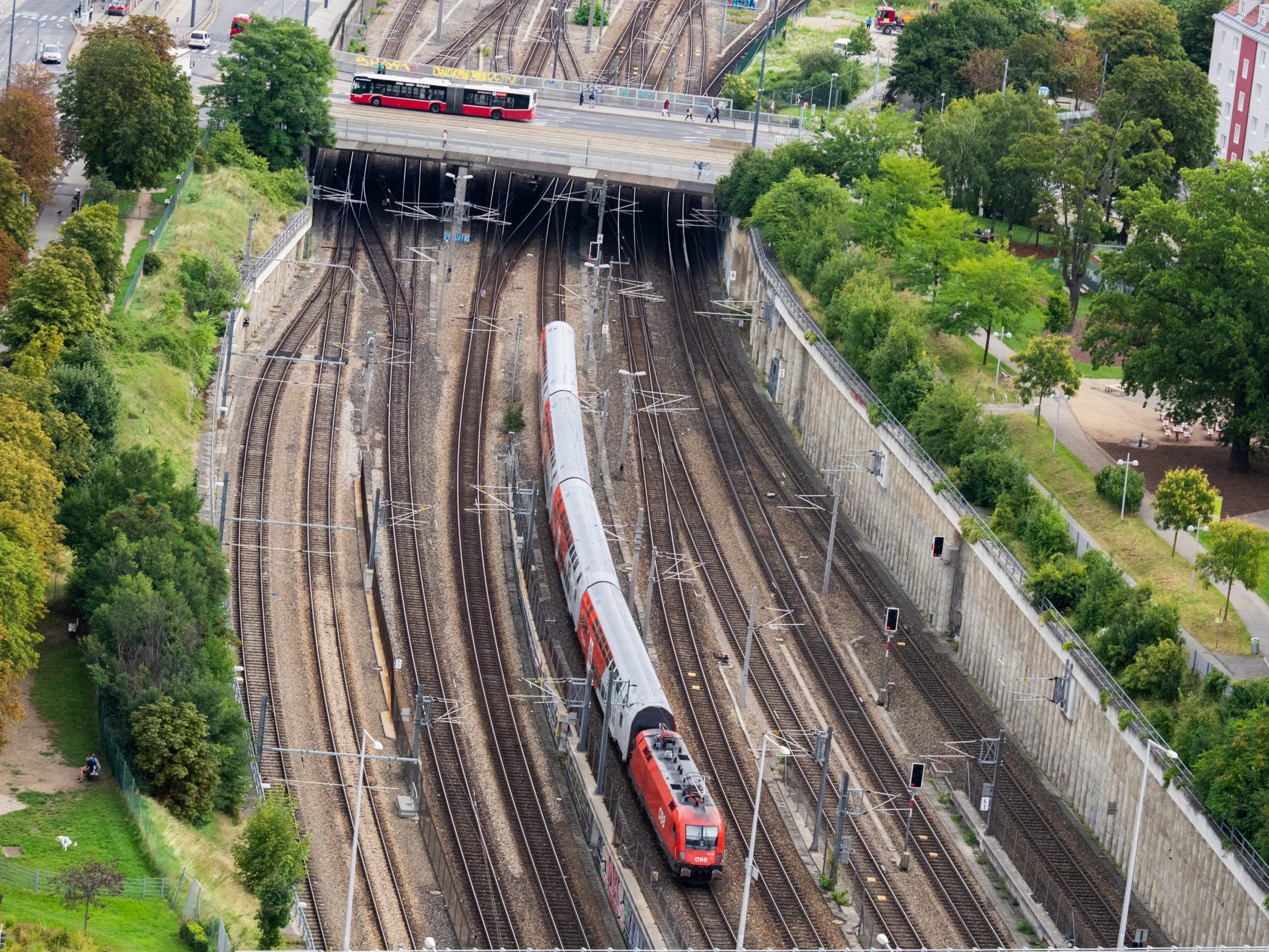 Österreich ist in der EU Spitzenreiter im Schienenverkehr.