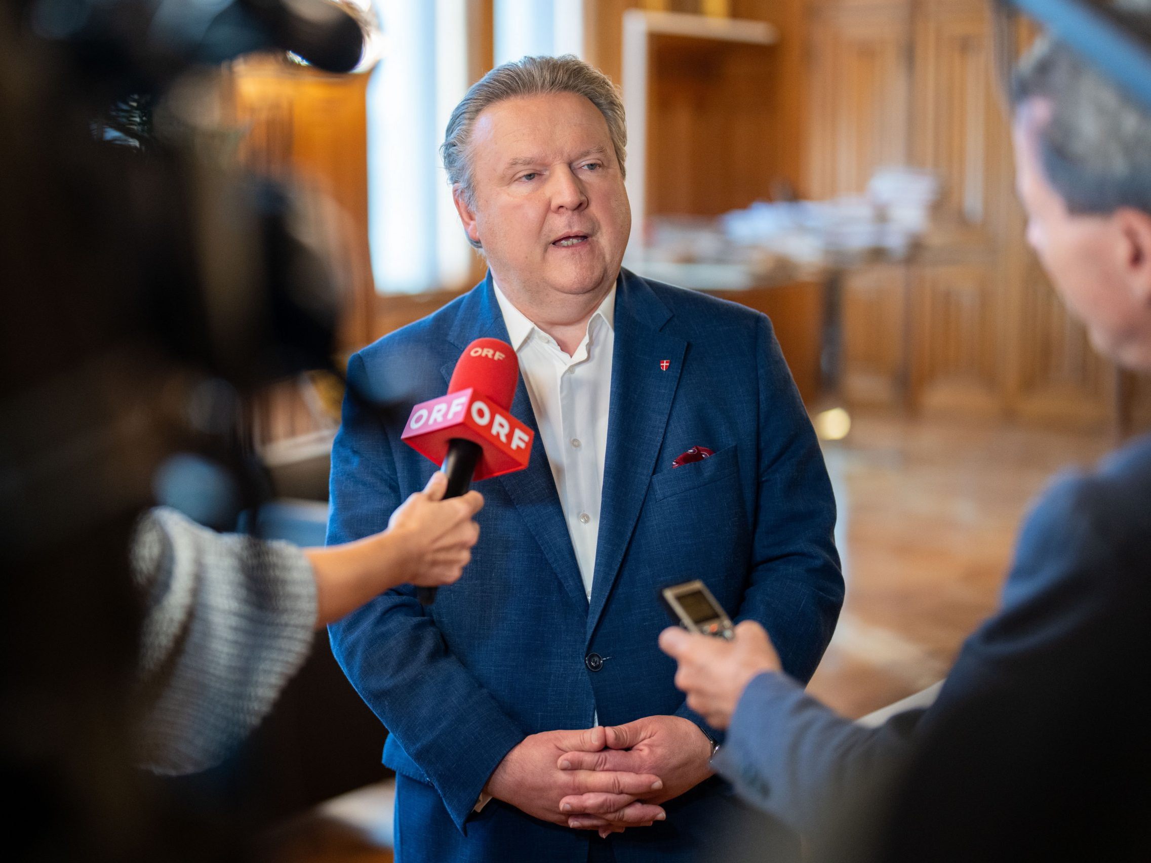 Wiens SPÖ-Chef Ludwig am Tag nach der Nationalratswahl. Wiens SPÖ-Chef Ludwig am Tag nach der Nationalratswahl.
