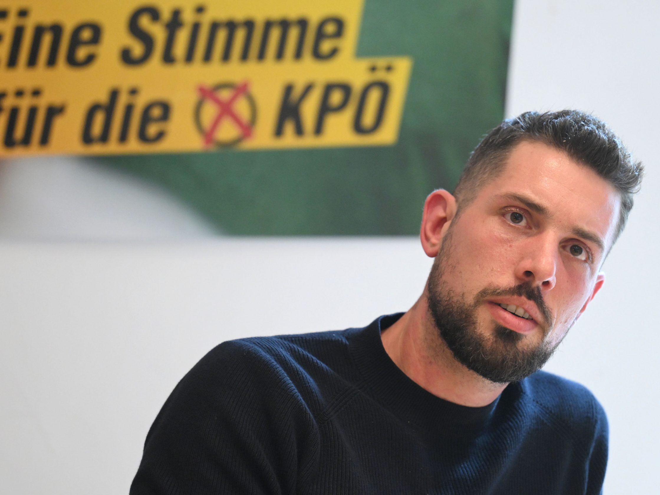 KPÖ-Spitzenkandidat Schweiger will sich für mehr sozialen Wohnbau einsetzen.