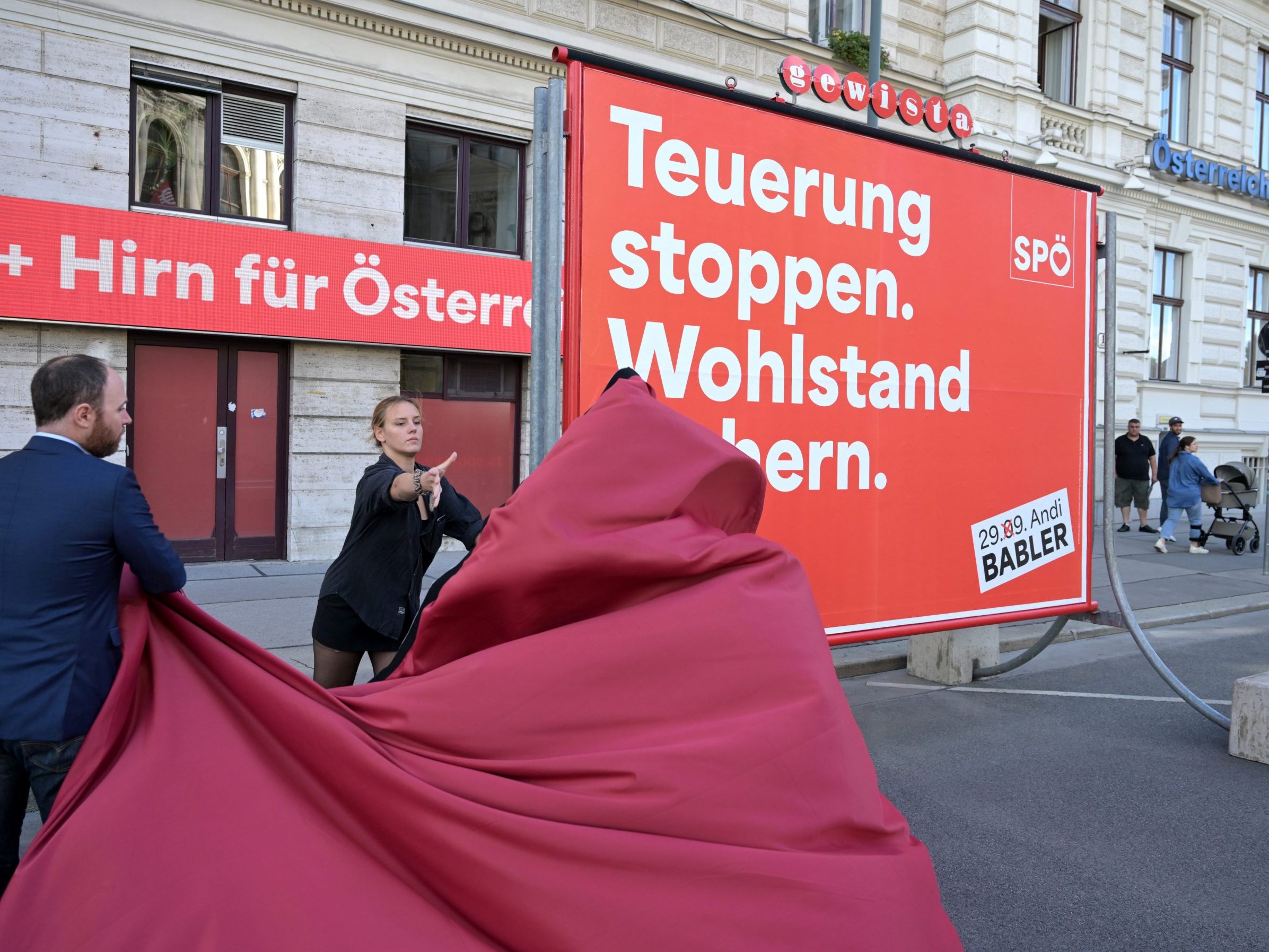 Die SPÖ präsentierte ihre zweite Plakatwelle für die NR-Wahl. Die SPÖ präsentierte ihre zweite Plakatwelle für die NR-Wahl.
