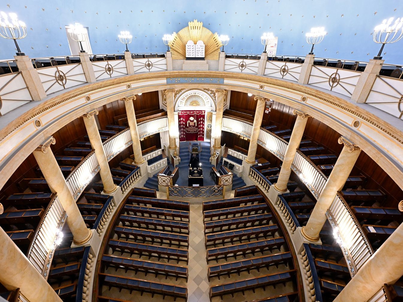 Der jüdische Stadttempel in der Wiener Innenstadt.