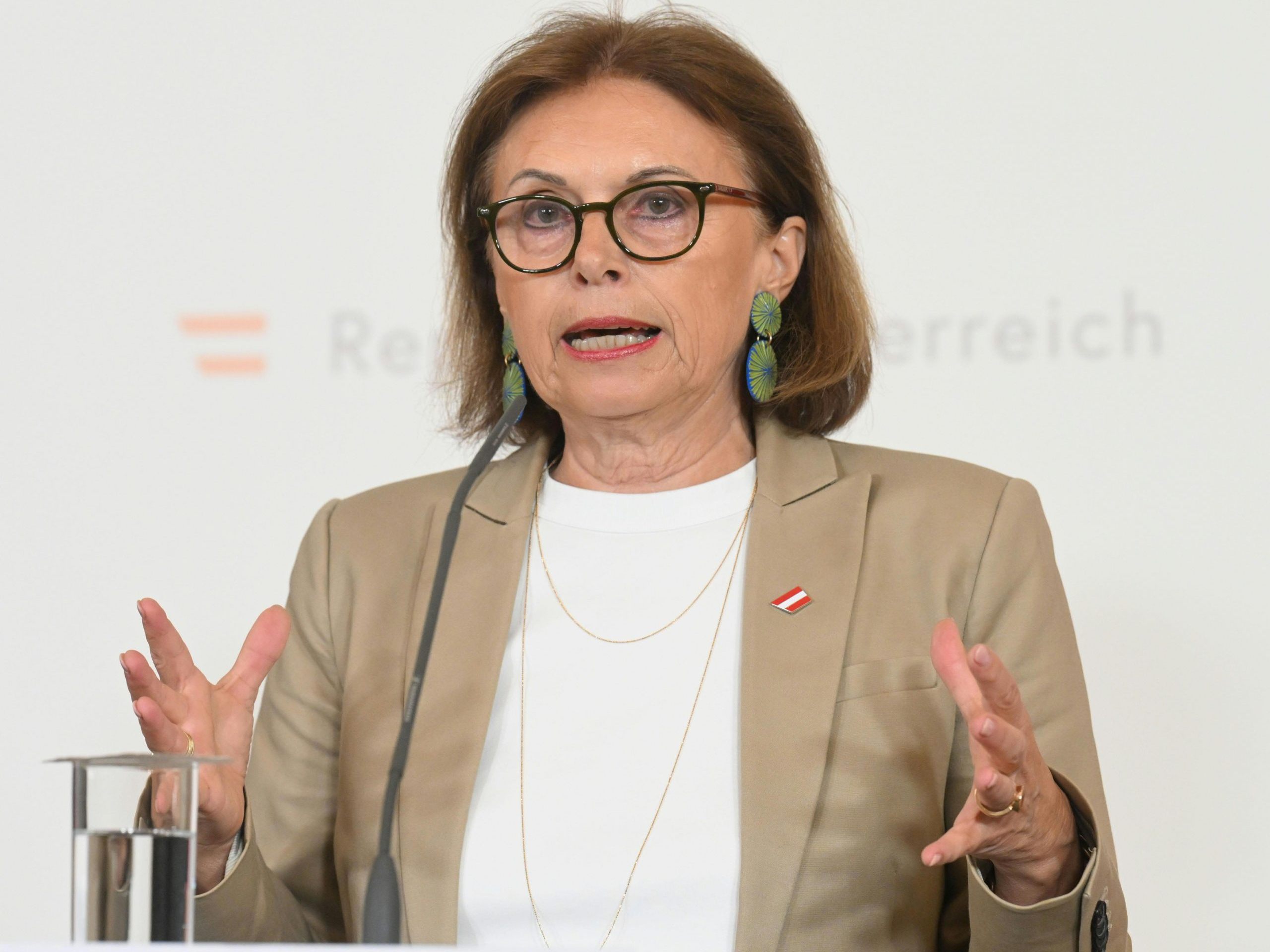 Tourismus-Staatssekretärin Susanne Kraus-Winkler (ÖVP). Die Nationalratswahl steigt in weniger als drei Wochen.