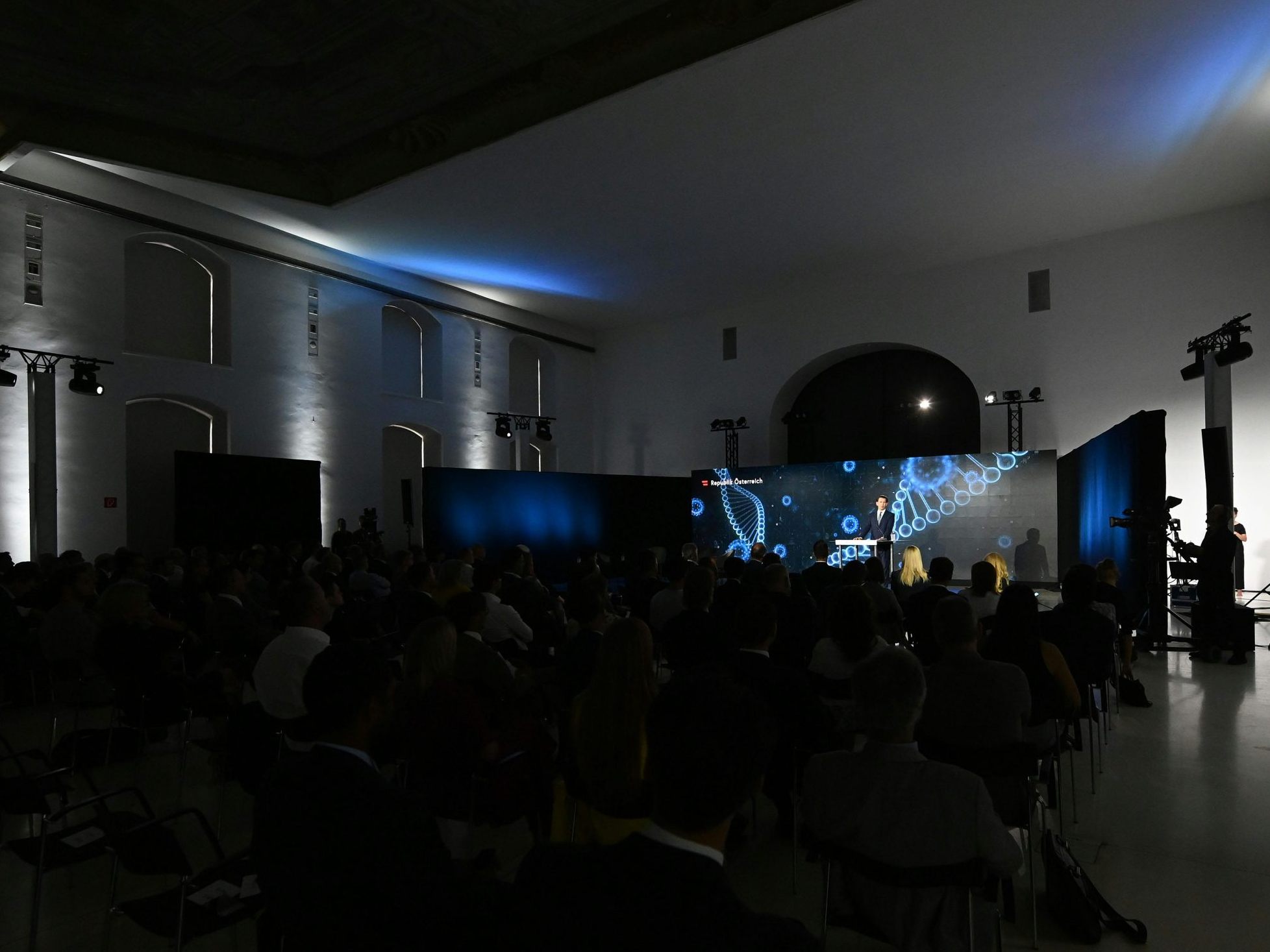 Die Aula der Wissenschaften in Wien. Die Aula der Wissenschaften in Wien.