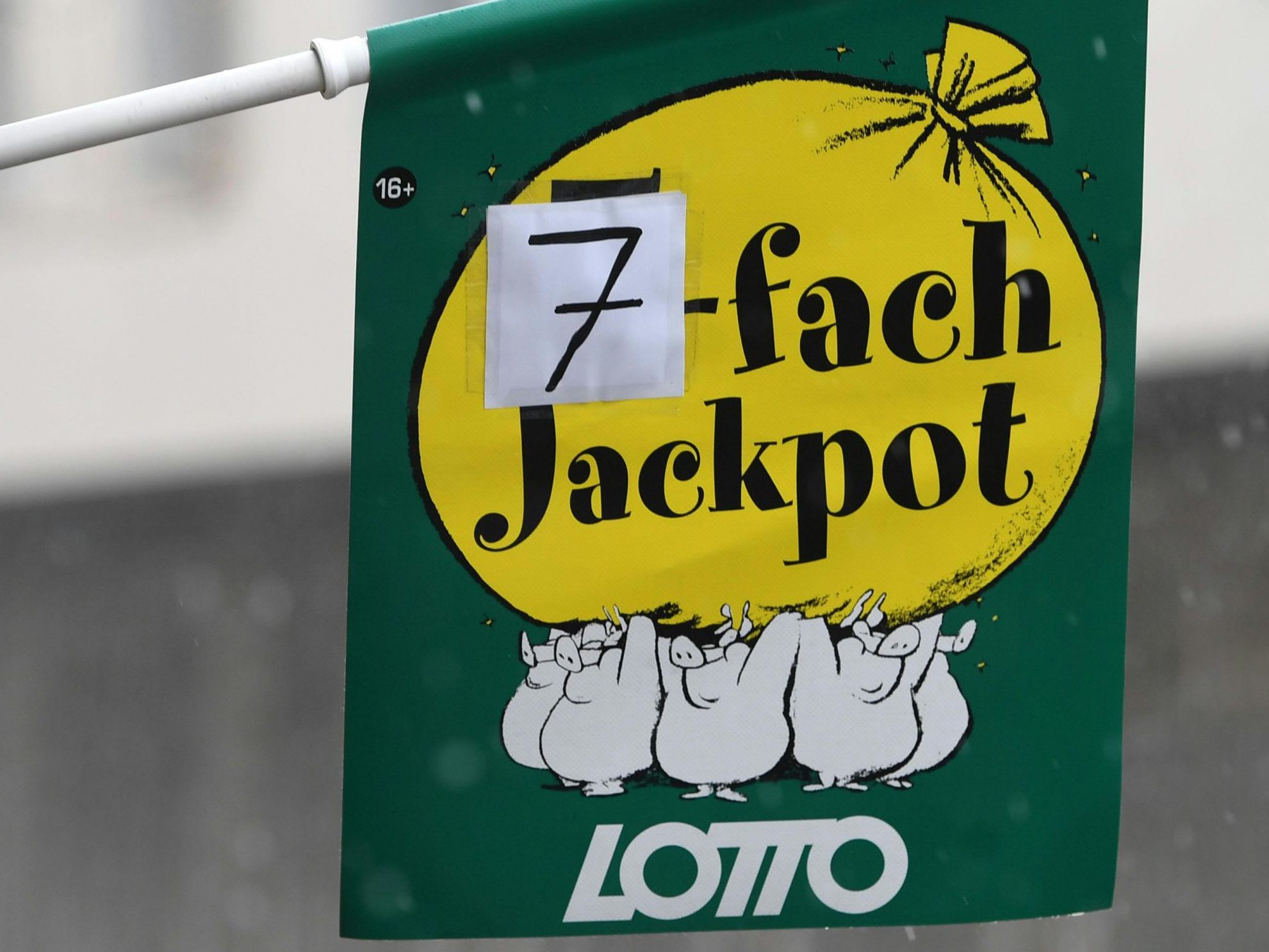 Am Wochenende geht es um einen Lotto-Siebenfachjackpot.