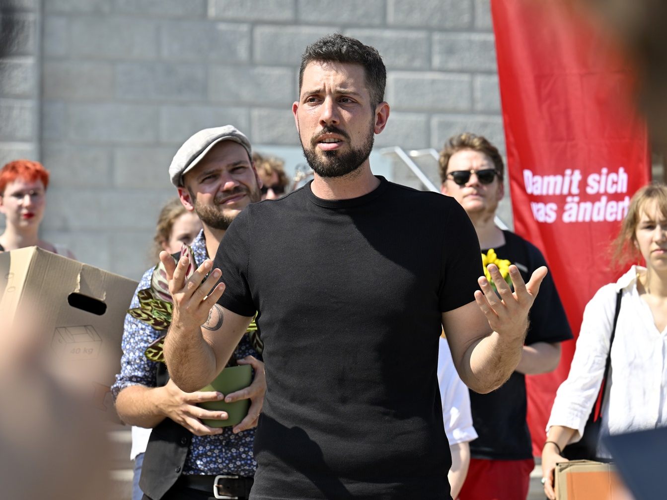 Tobias Schweiger weist zwar einen Grünen-Hintergrund auf - ist nun aber KPÖ-Spitzenkandidat für die Nationalratswahl.