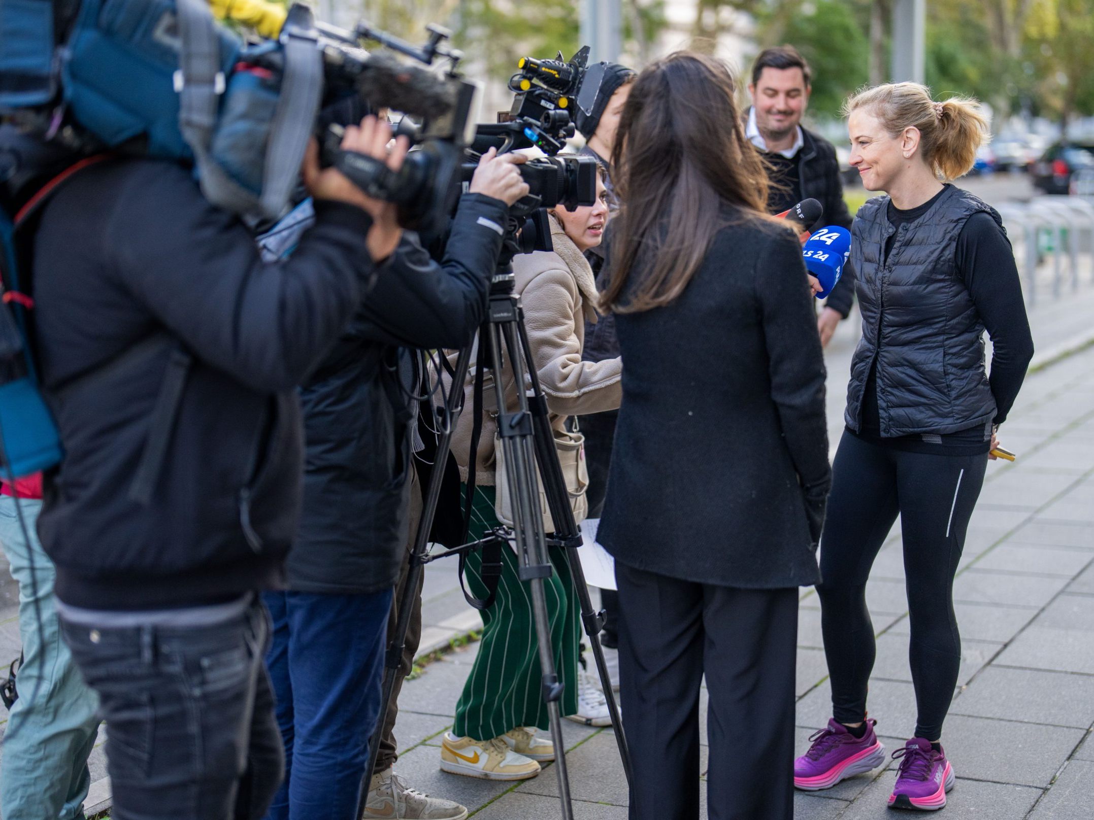 Beim Urnengang positionierte sich Meinl-Reisinger noch einmal als "Reformalternative".